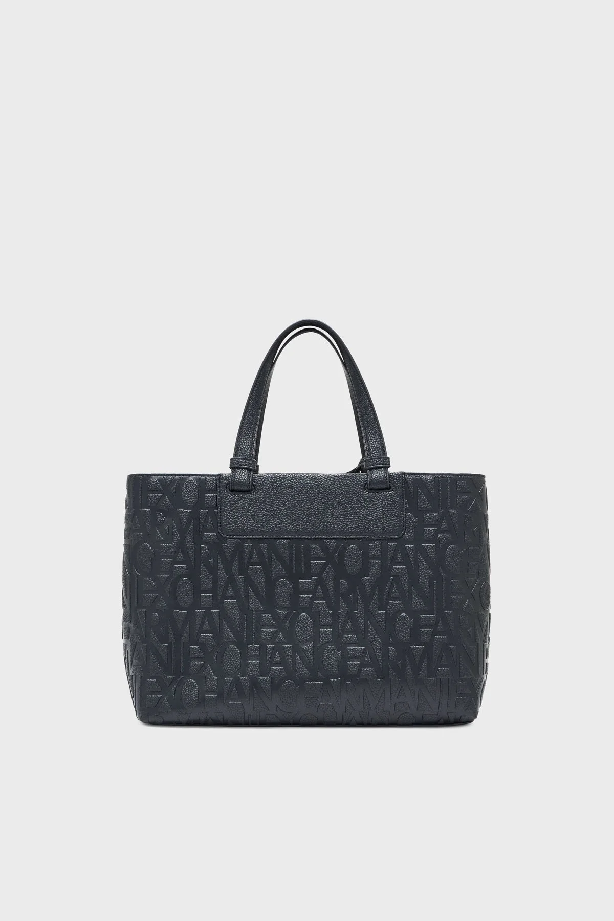 Armani Exchange Kabartmalı Logo Baskılı Ayarlanabilir Askılı Bayan Çanta XW001222 AF15774 UC001 SİYAH - 4