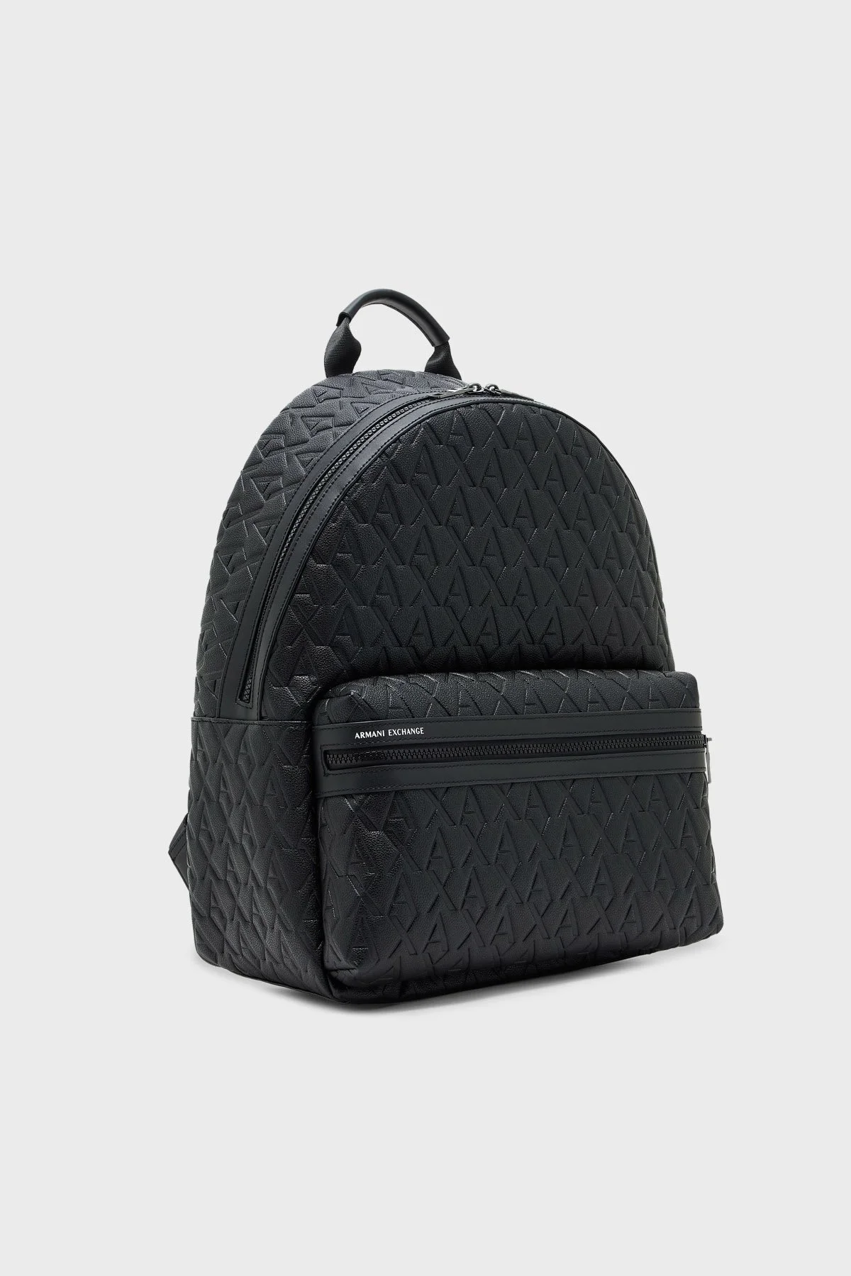 Armani Exchange Kabartmalı Logo Baskılı Ayarlanabilir Askılı Erkek Sırt Çantası XM000237 AF12133 UC001 SİYAH - 10