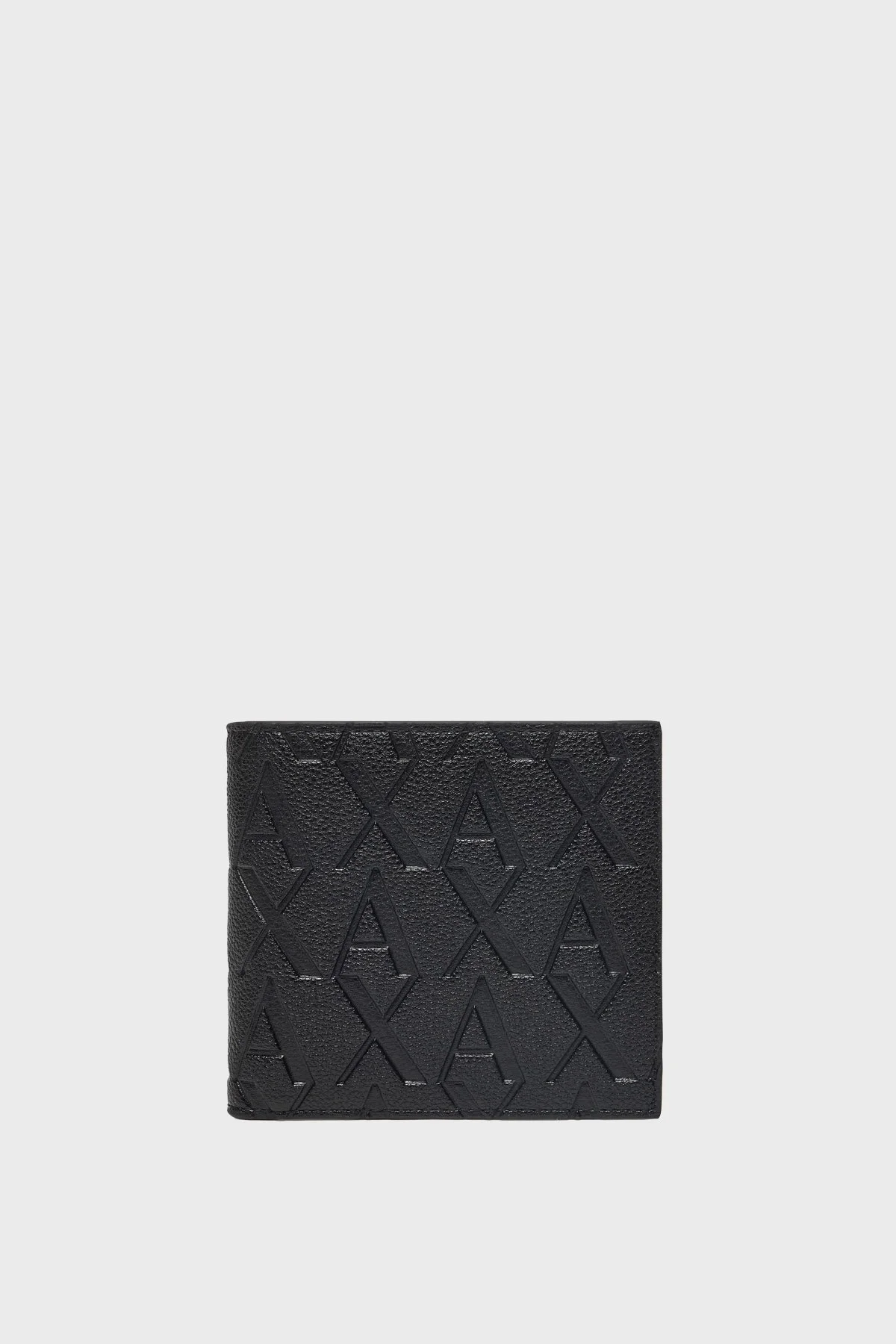 Armani Exchange Kabartmalı Logo Baskılı Erkek Cüzdan Takım XM001273 AF12133 UC001 SİYAH - 9