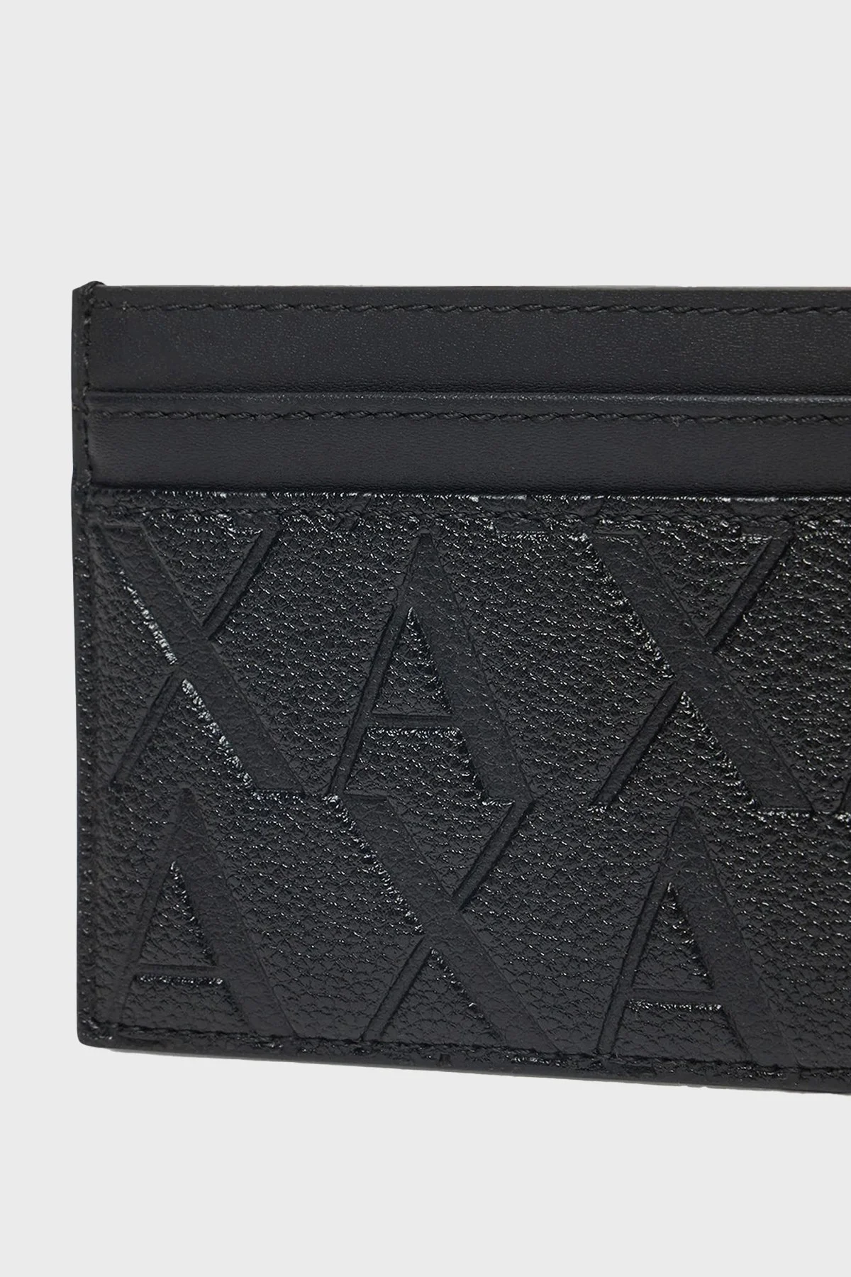 Armani Exchange Kabartmalı Logo Baskılı Erkek Cüzdan Takım XM001273 AF12133 UC001 SİYAH - 14