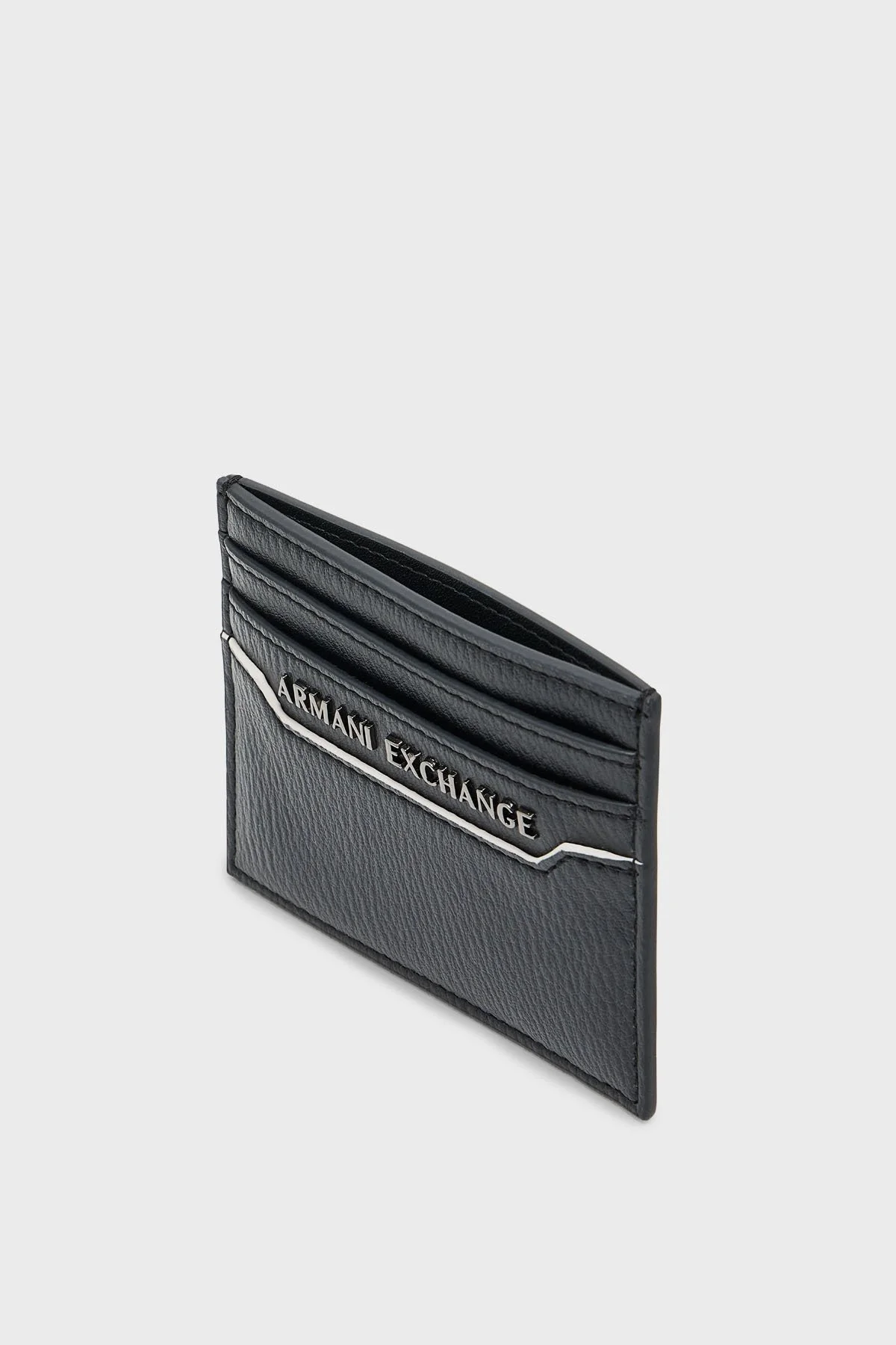 Armani Exchange Kabartmalı Logo Baskılı Erkek Kartlık XM000169 AF17205 MC105 SİYAH - 6