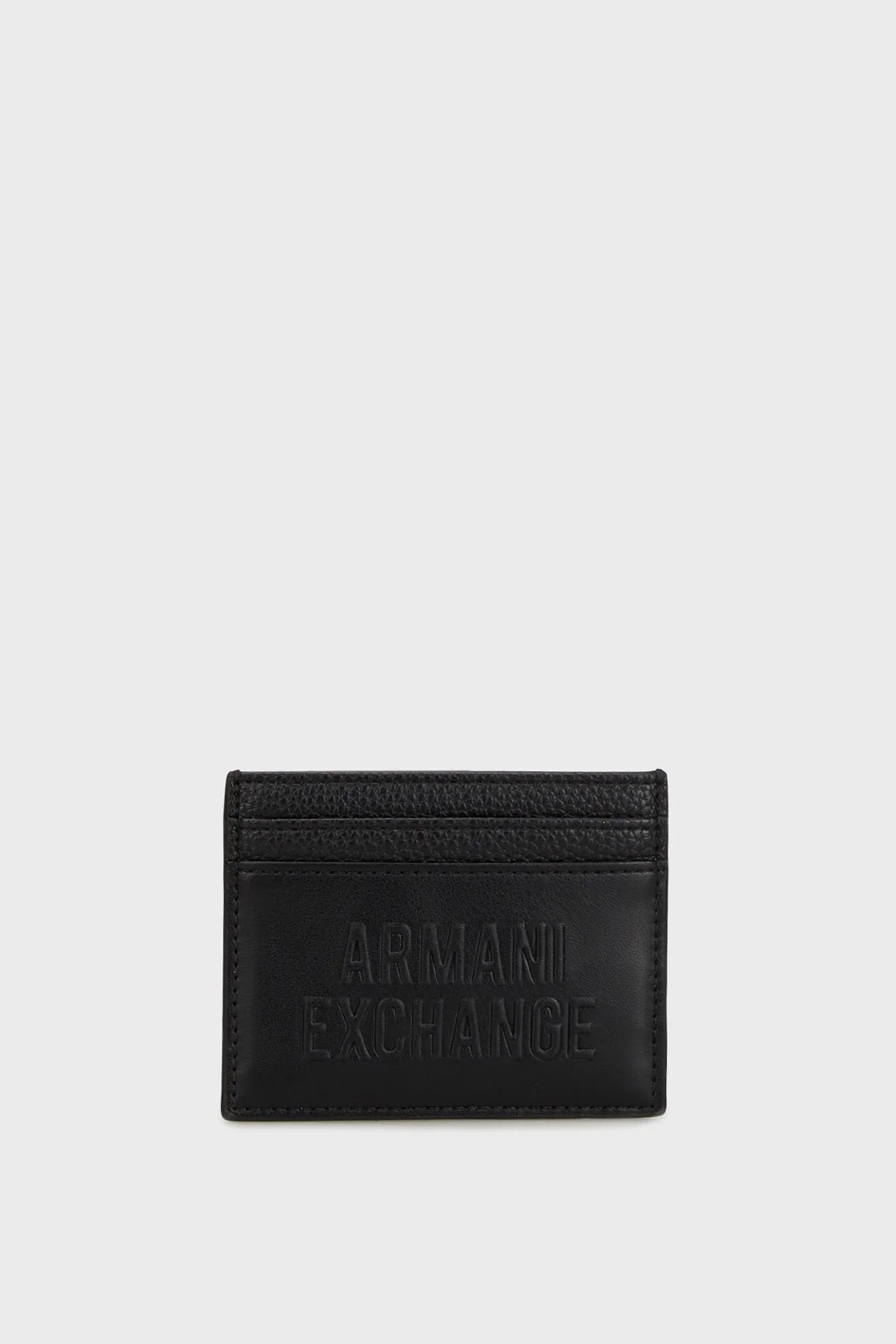 Armani Exchange Kabartmalı Logo Baskılı Erkek Kartlık XM000169 AF17211 UC001 SİYAH - 3