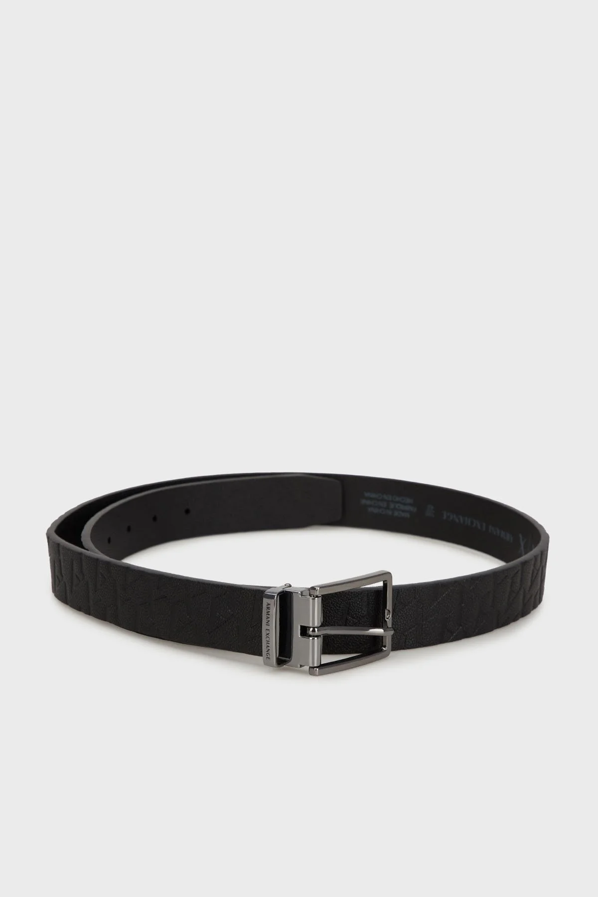 Armani Exchange Kabartmalı Logo Baskılı Erkek Kemer XM000677 AF12133 UC001 SİYAH - 3