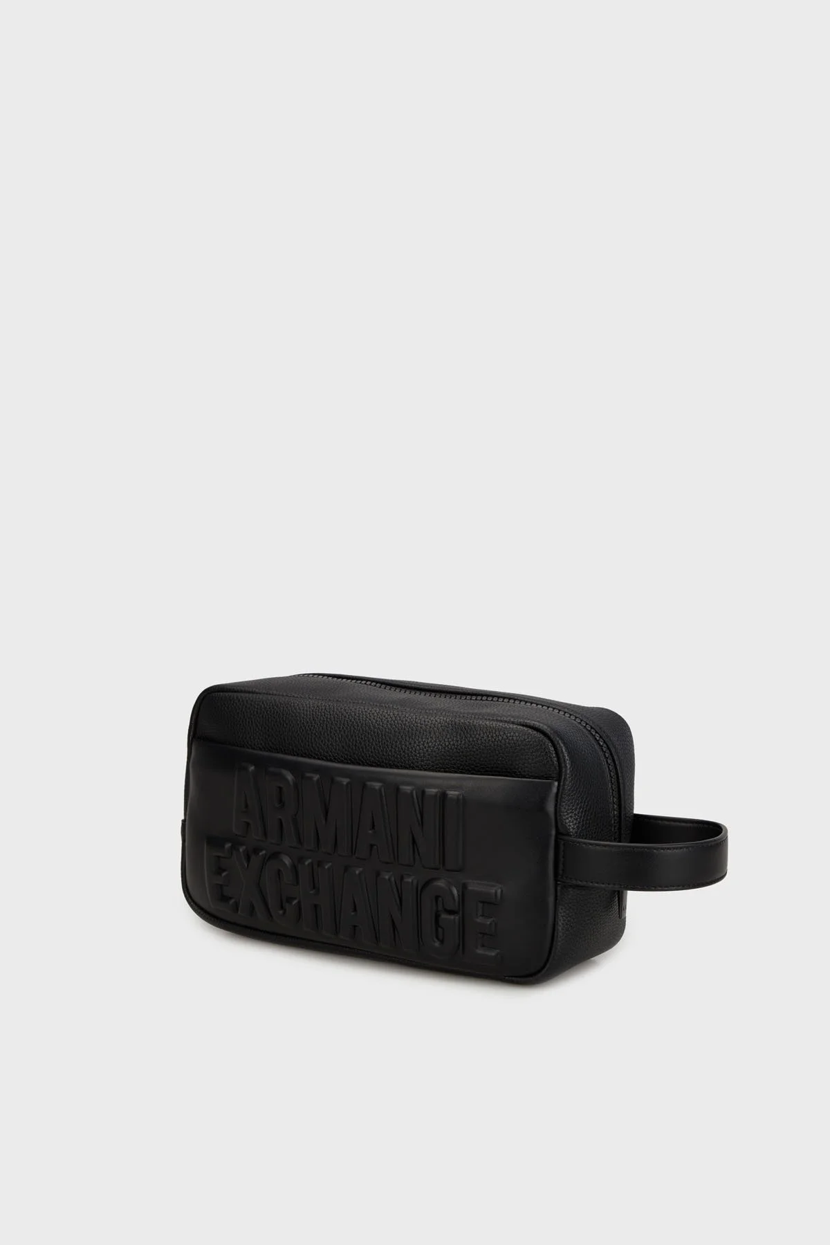 Armani Exchange Kabartmalı Logo Baskılı Tek Tutma Saplı Erkek Çanta XM002005 AF17211 UC001 SİYAH - 4