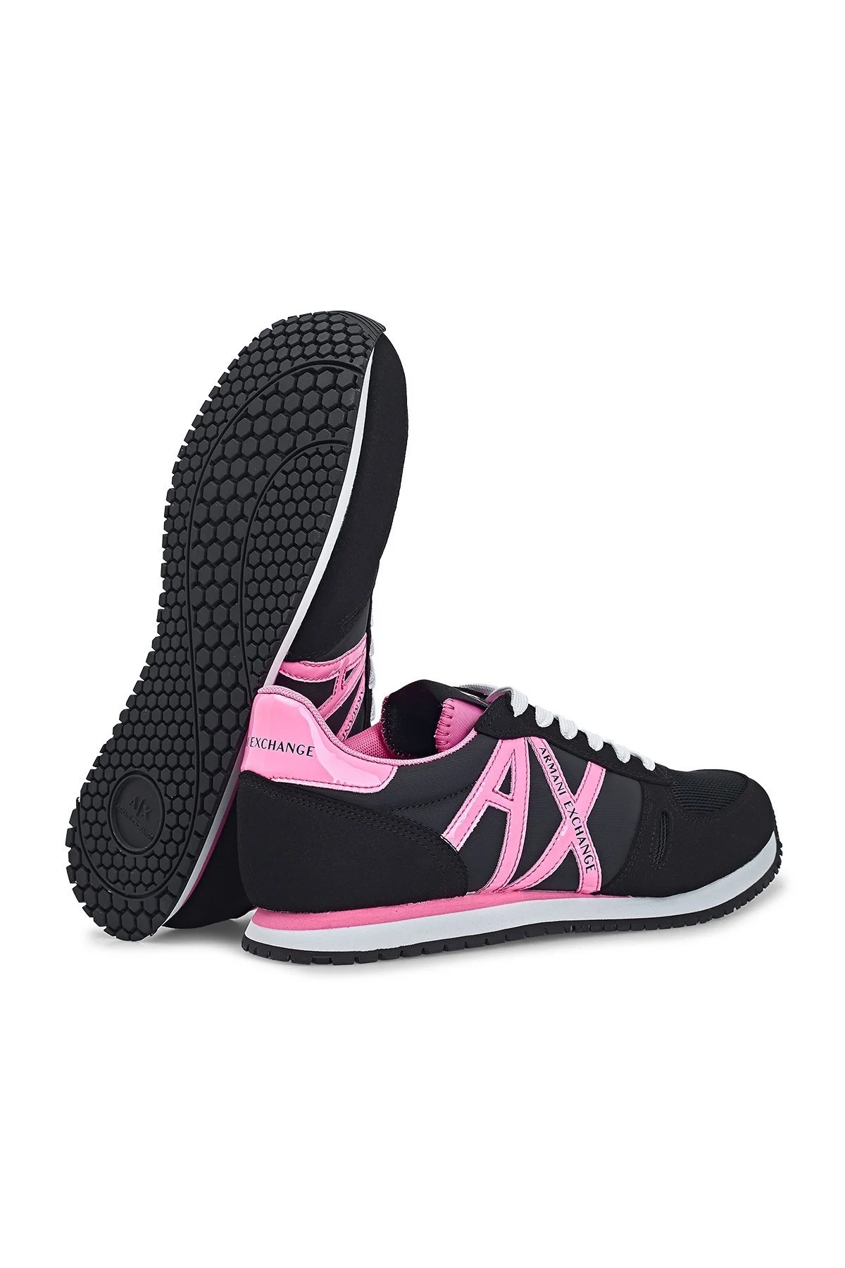 Armani Exchange Bayan Ayakkabı S XDX031 XCC62 M496 SİYAH-PEMBE - 4