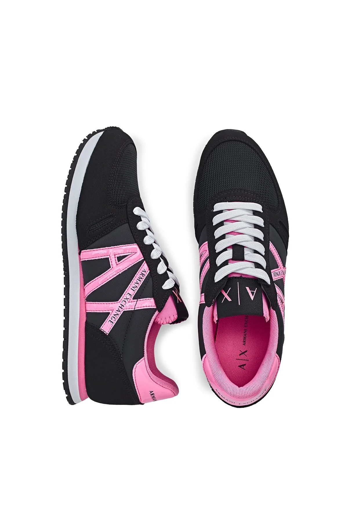 Armani Exchange Bayan Ayakkabı S XDX031 XCC62 M496 SİYAH-PEMBE - 5