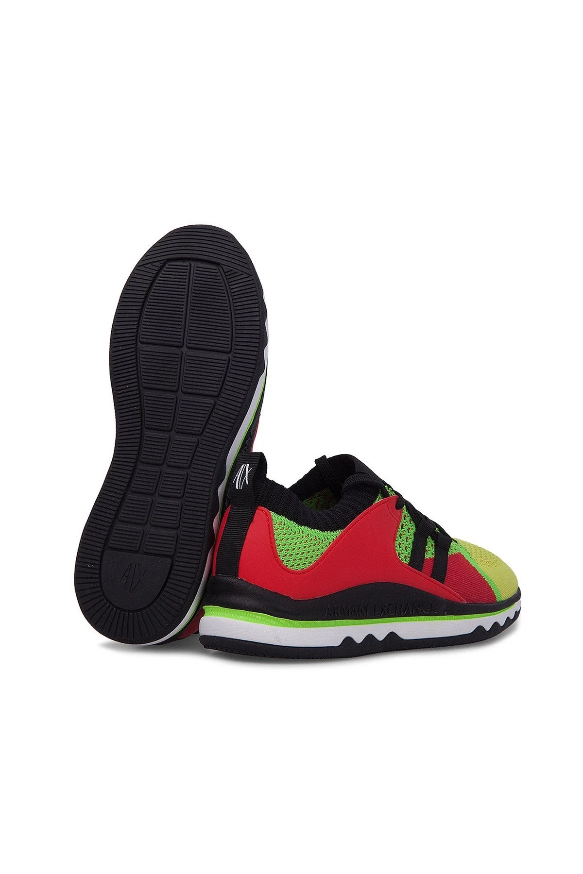 Armani Exchange Bayan Ayakkabı XDX007 XV121 E455 SİYAH-KIRMIZI - 4