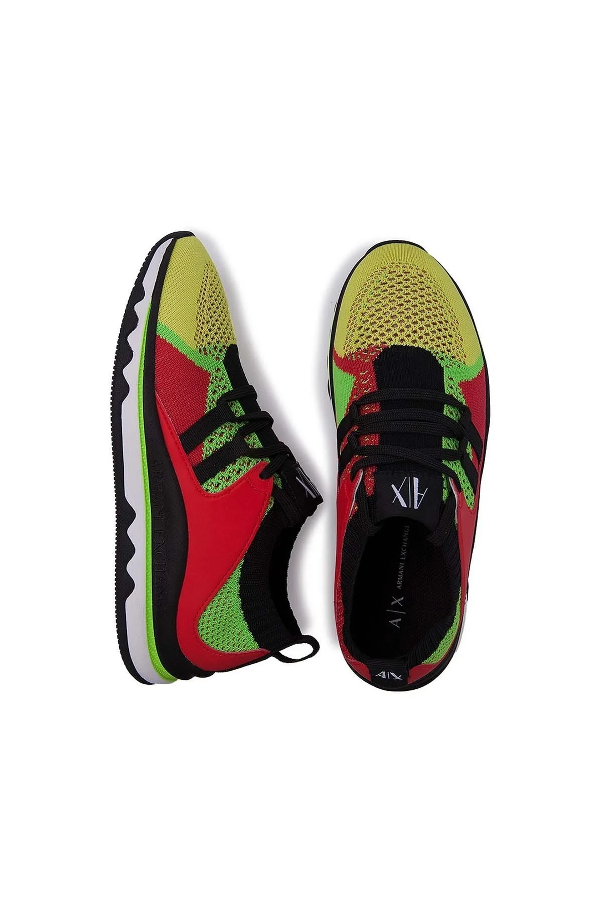 Armani Exchange Bayan Ayakkabı XDX007 XV121 E455 SİYAH-KIRMIZI - 5