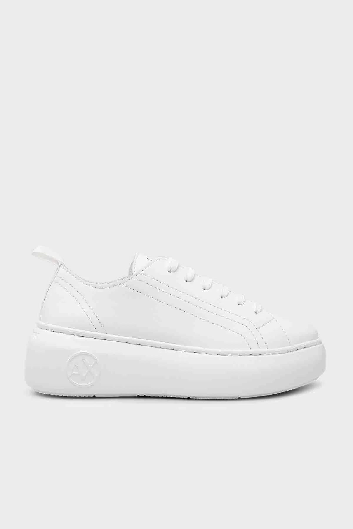 Armani Exchange Bayan Ayakkabı XDX043 XCC64 00152 BEYAZ - 1