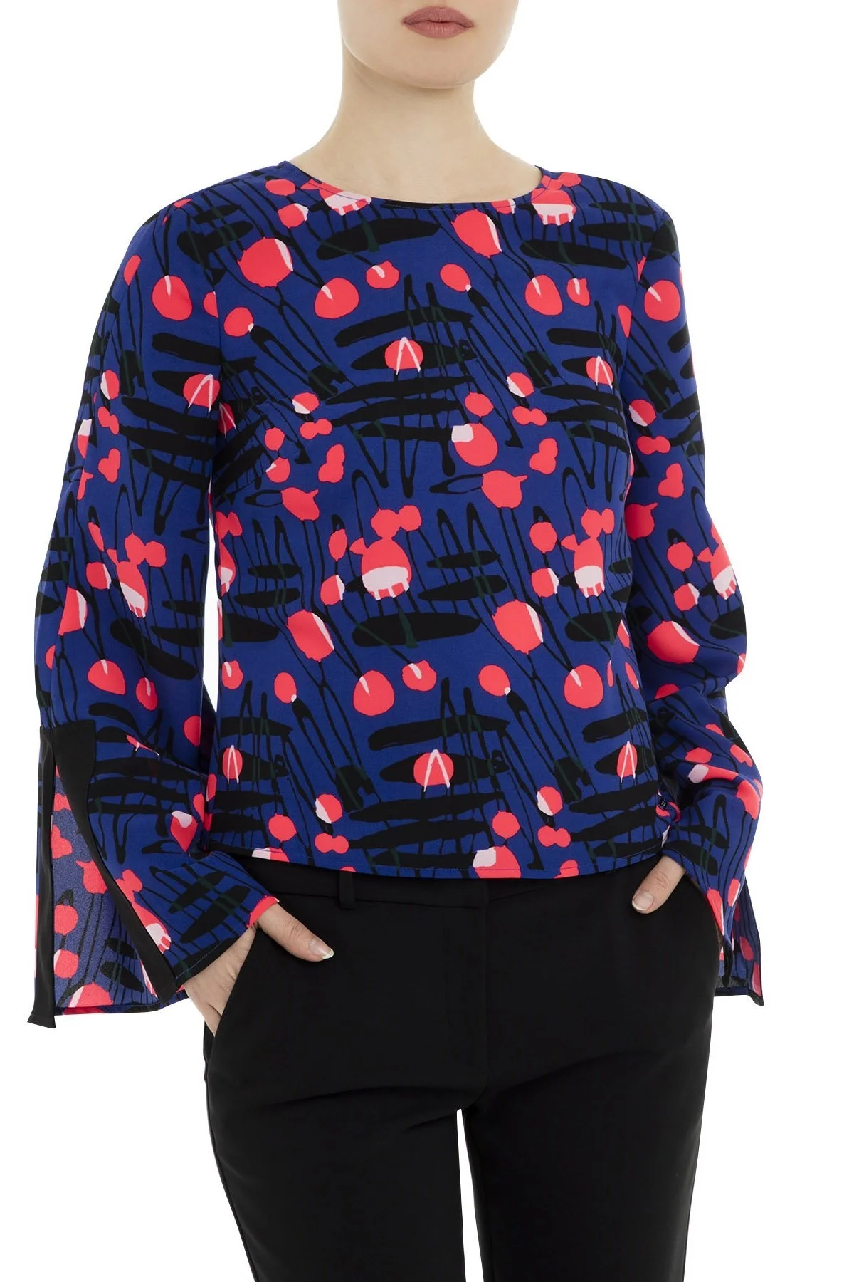 Armani Exchange Bayan Bluz 3GYH19 YN34Z 6562 SAKS - 4