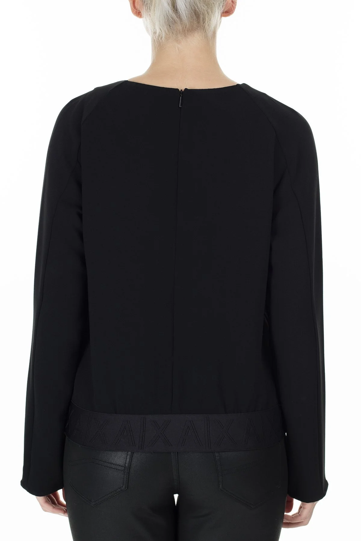 Armani Exchange Bayan Bluz 6GYH17 YND9Z 1200 SİYAH - 8