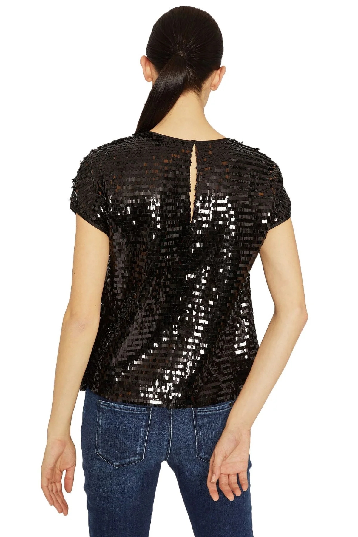 ARMANI EXCHANGE Bayan Bluz 6ZYH16 YNFNZ 1200 SİYAH - 3