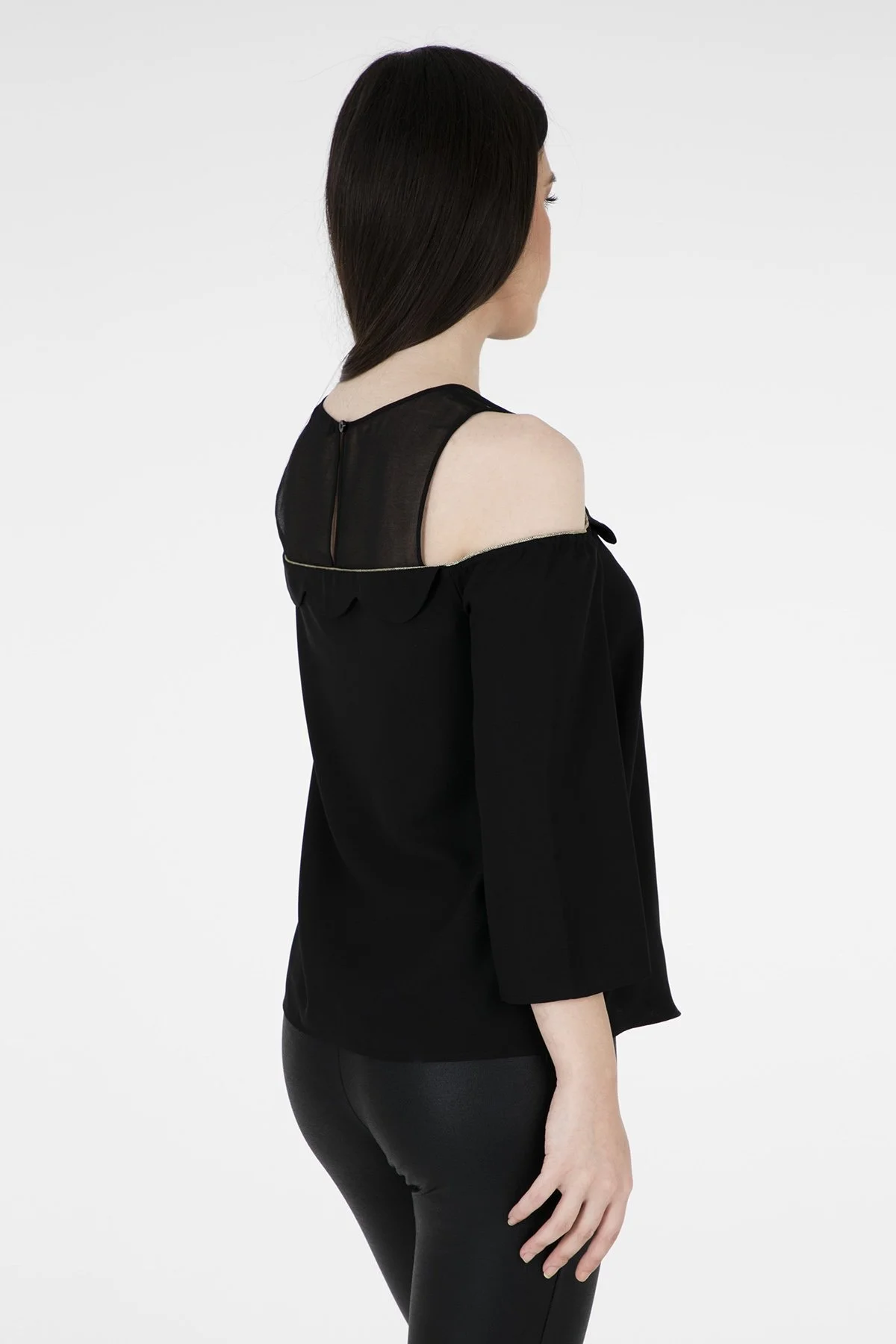 ARMANI EXCHANGE Bayan Bluz 6ZYH21 YN34Z 1200 SİYAH - 3