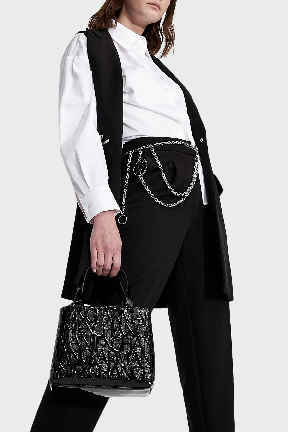 Armani Exchange Çıkarılabilir Uzatma Askılı Bayan Çanta 942647 CC794 00020 SİYAH - 2