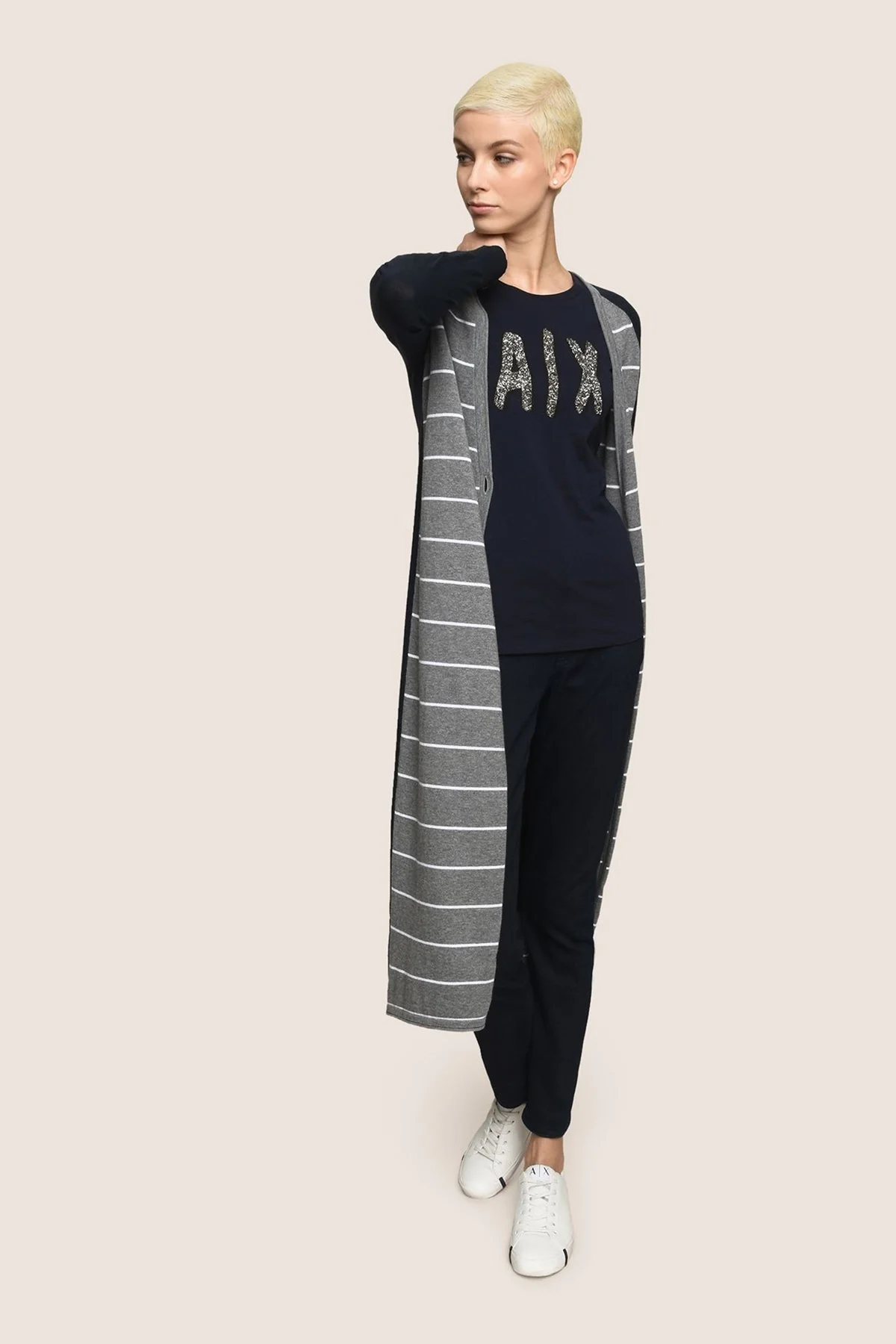 ARMANI EXCHANGE Bayan Hırka 3ZYE1B YMB1Z 05AC GRİ - 3