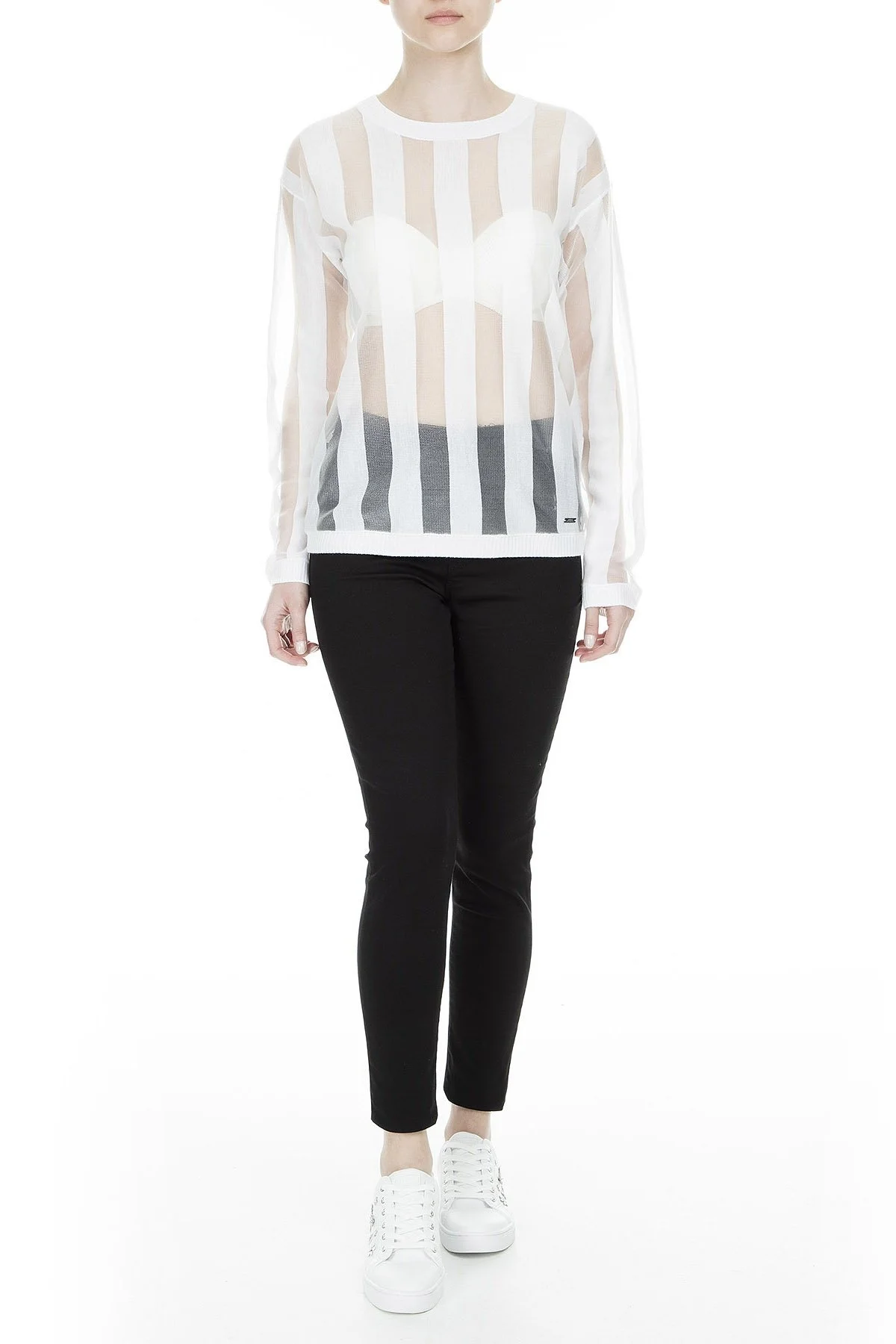 Armani Exchange Bayan Kazak 3GYM1N YMN1Z 1100 EKRU - 5