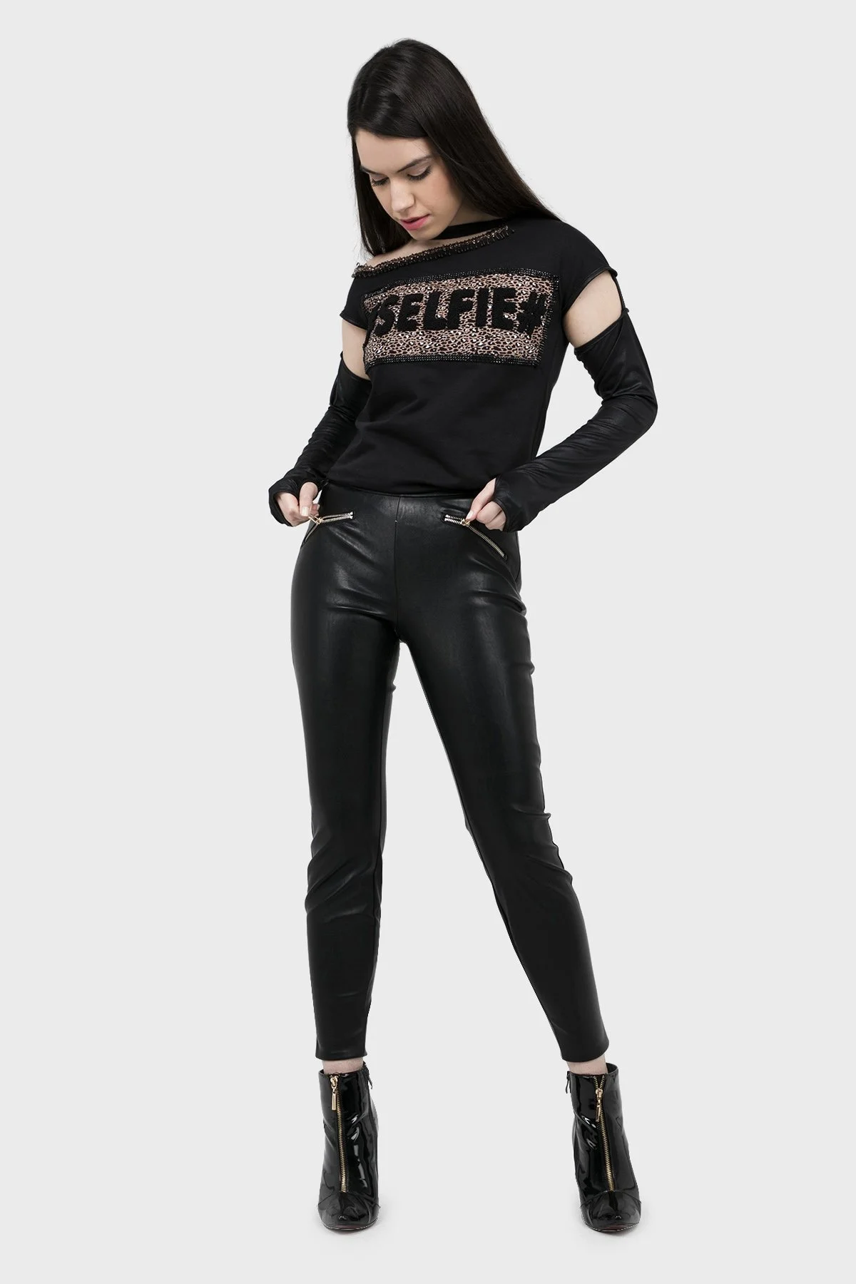 ARMANI EXCHANGE Bayan Pantolon 6ZYP52 YNABZ 1200 SİYAH - 1