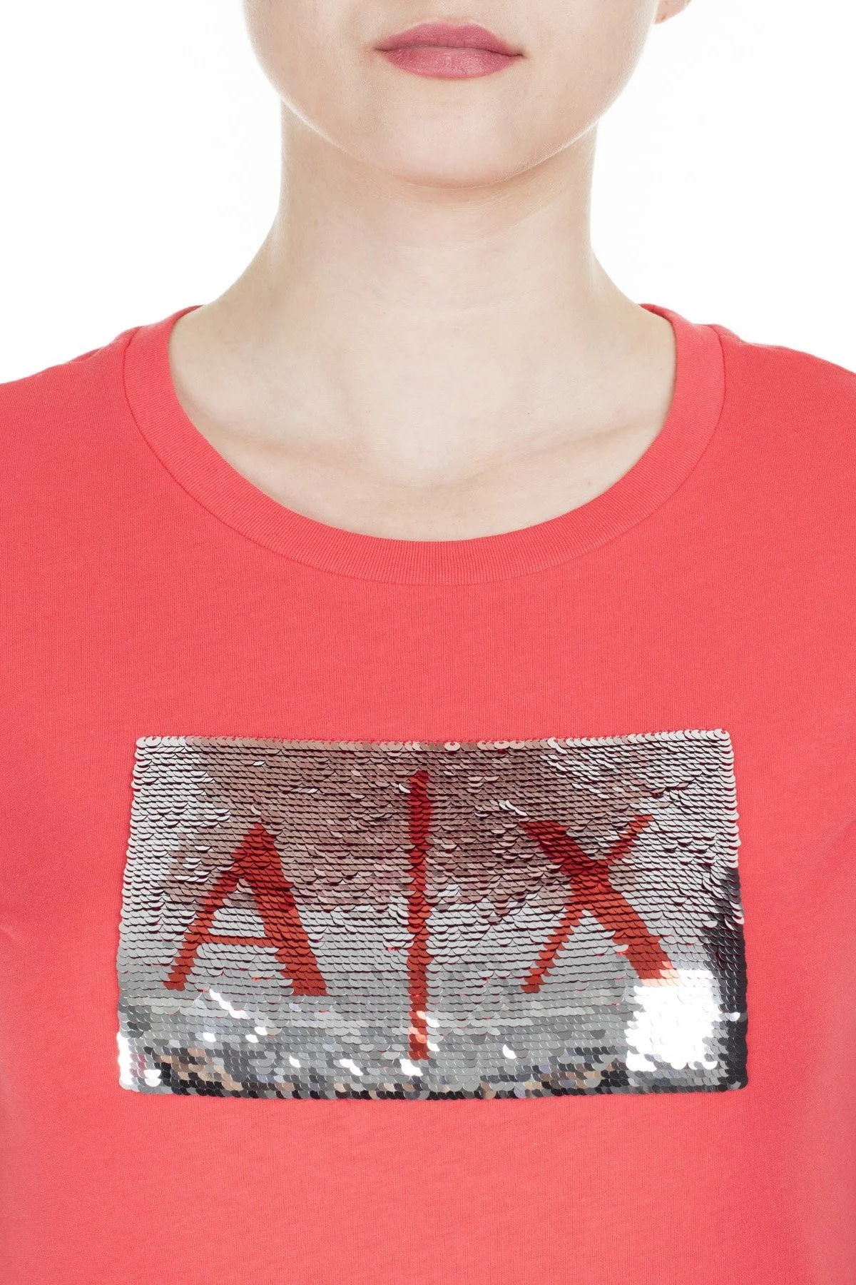 Armani Exchange Bayan T Shirt 8NYTDL YJ73Z 6425 KIRMIZI - 6