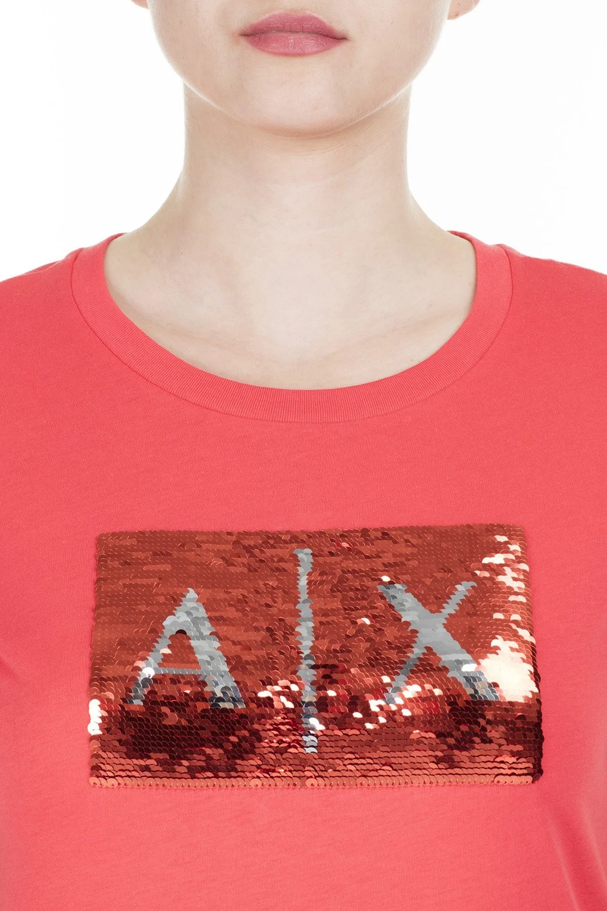 Armani Exchange Bayan T Shirt 8NYTDL YJ73Z 6425 KIRMIZI - 7