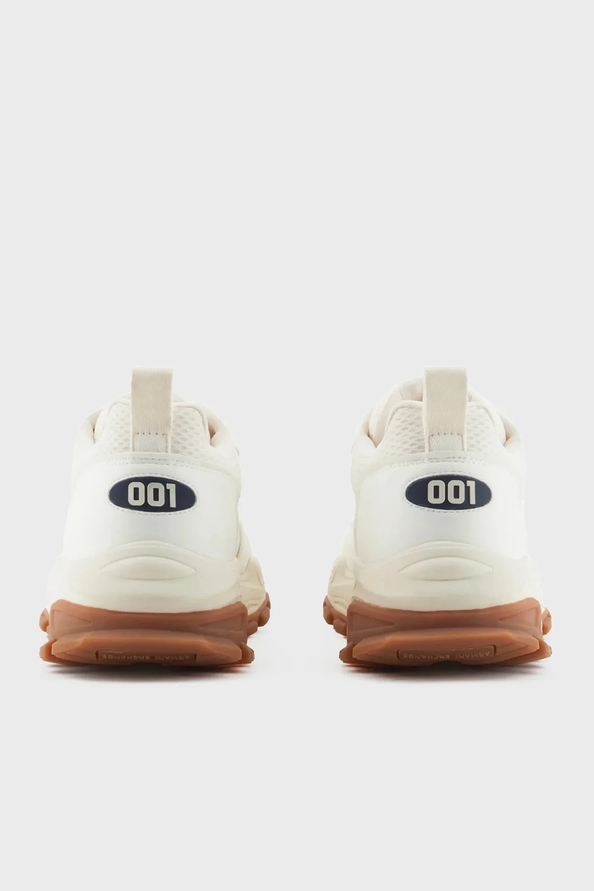 Armani Exchange Kalın Tabanlı Logolu Sneaker Erkek Ayakkabı XUX194 XV793 N481 BEYAZ-LACİVERT - 4
