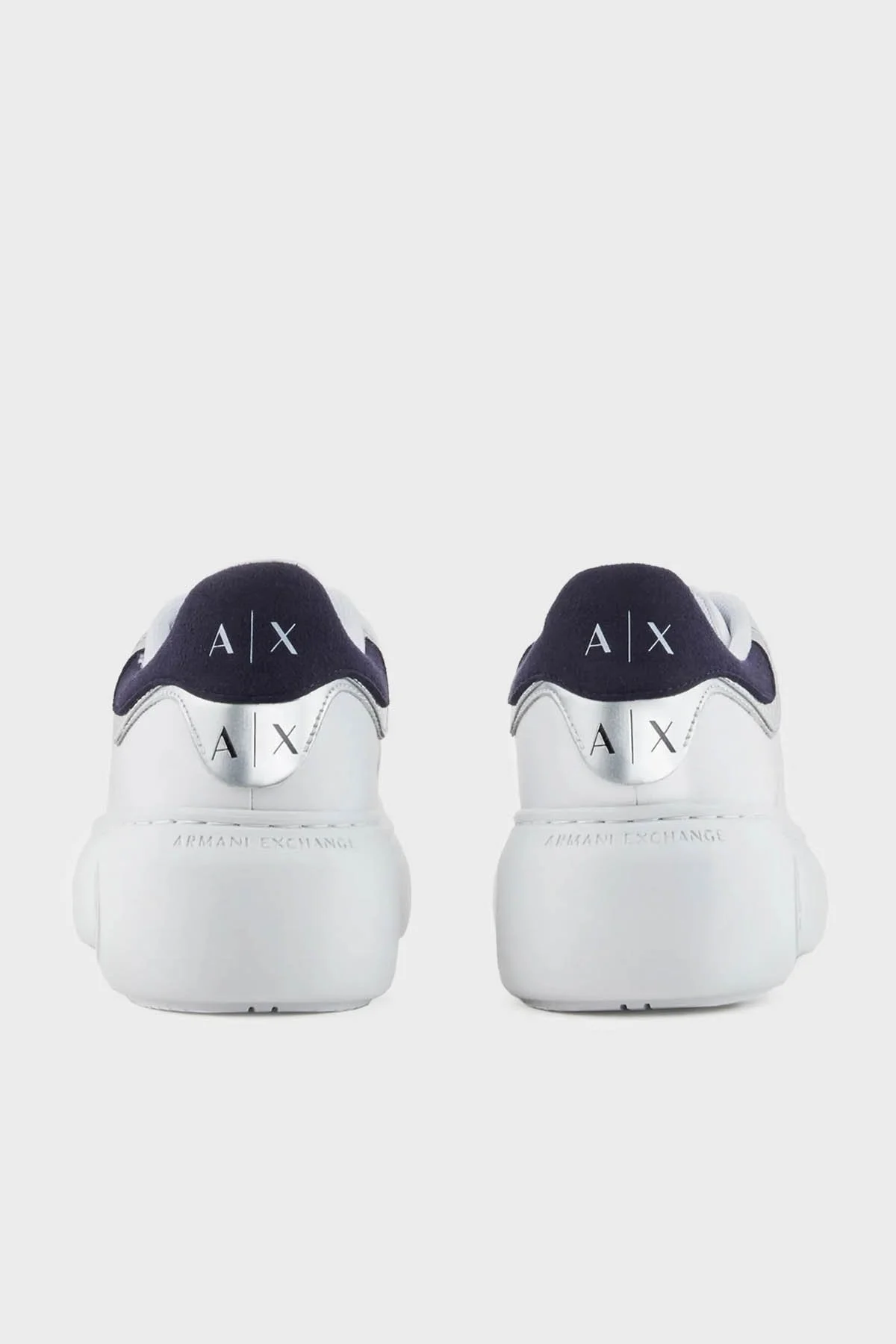 Armani Exchange Kalın Tabanlı Sneaker Bayan Ayakkabı XDX108 XV788 T288 BEYAZ - 4