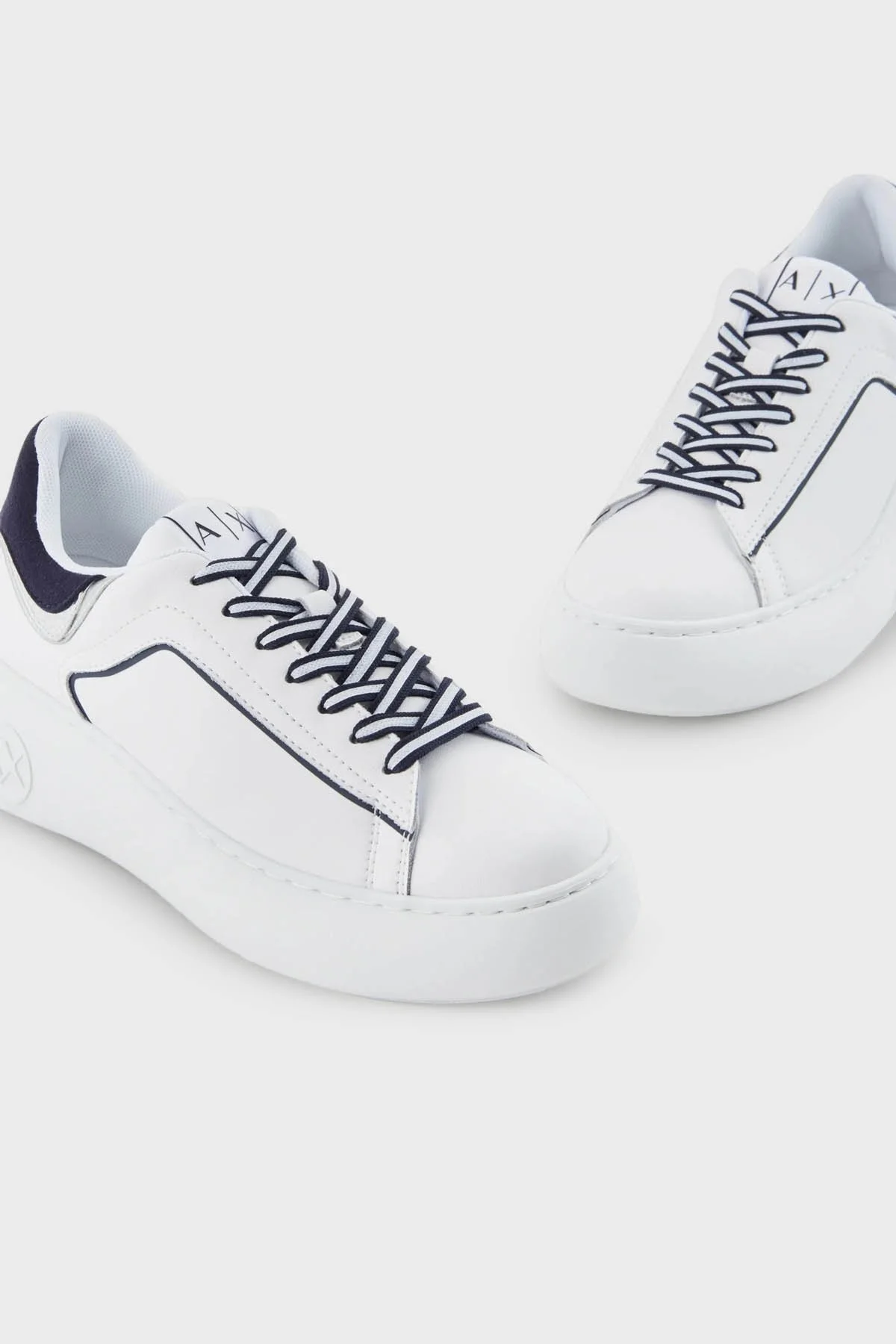 Armani Exchange Kalın Tabanlı Sneaker Bayan Ayakkabı XDX108 XV788 T288 BEYAZ - 5