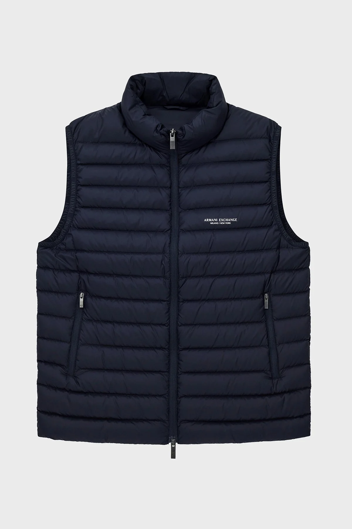 Armani Exchange Kapitoneli Kuş Tüyü Dolgulu Şişme Erkek Yelek XM001576 AF16927 UB101 LACİVERT - 5