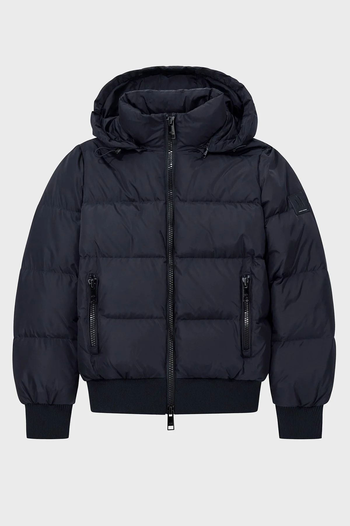 Armani Exchange Kapitoneli Regular Fit Çıkarılabilir Kapüşonlu Şişme Bayan Mont XW000228 AF12286 UC001 SİYAH - 5