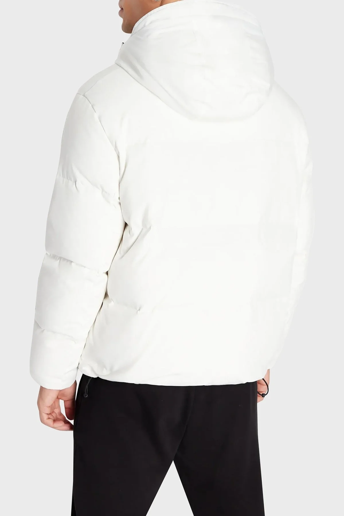 Armani Exchange Kapüşonlu Çift Yönlü Fermuarlı Regular Fit Erkek Mont 6RZB03 ZNICZ 1116 BEYAZ - 3