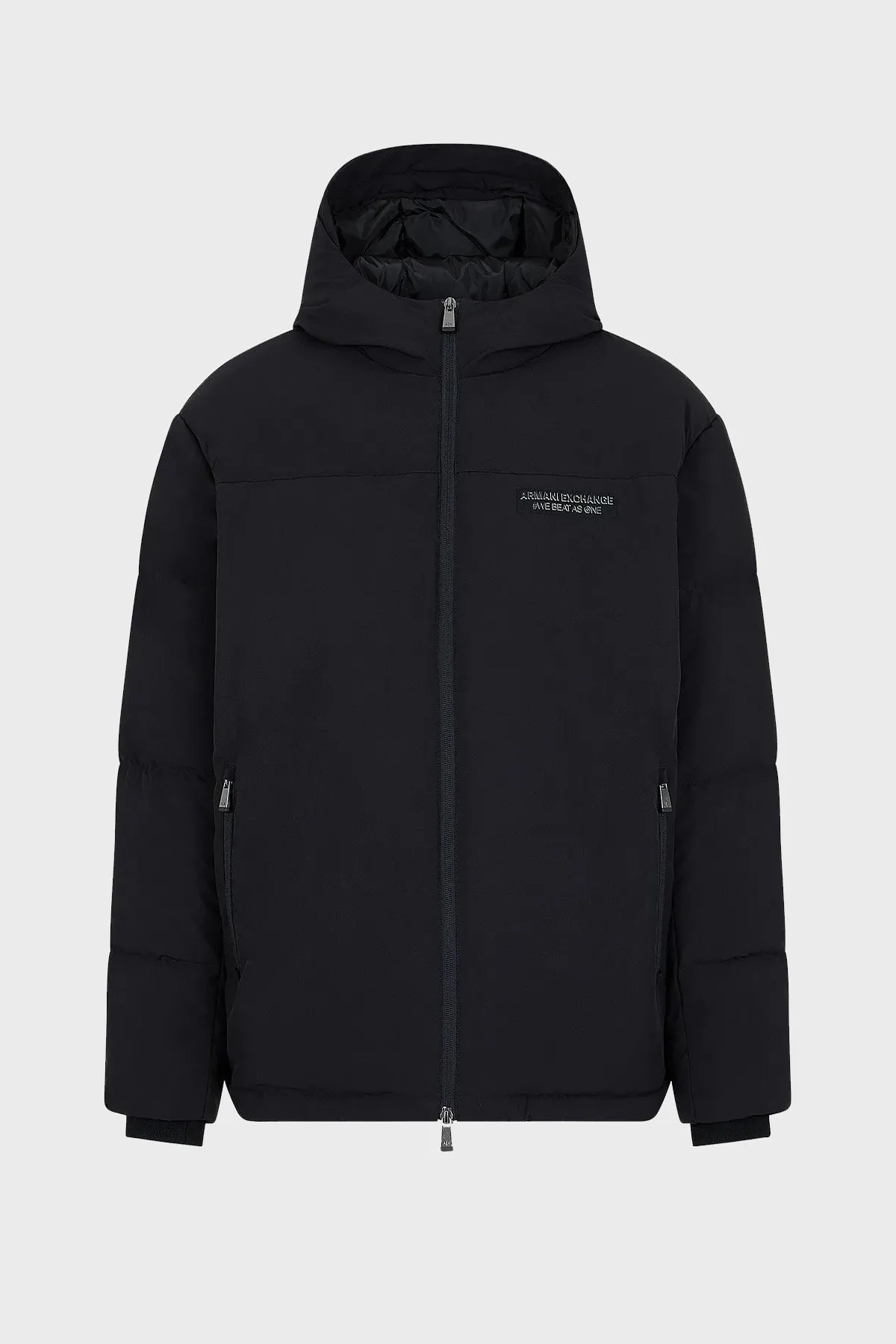Armani Exchange Kapüşonlu Çift Yönlü Fermuarlı Regular Fit Erkek Mont 6RZB03 ZNICZ 1200 SİYAH - 6