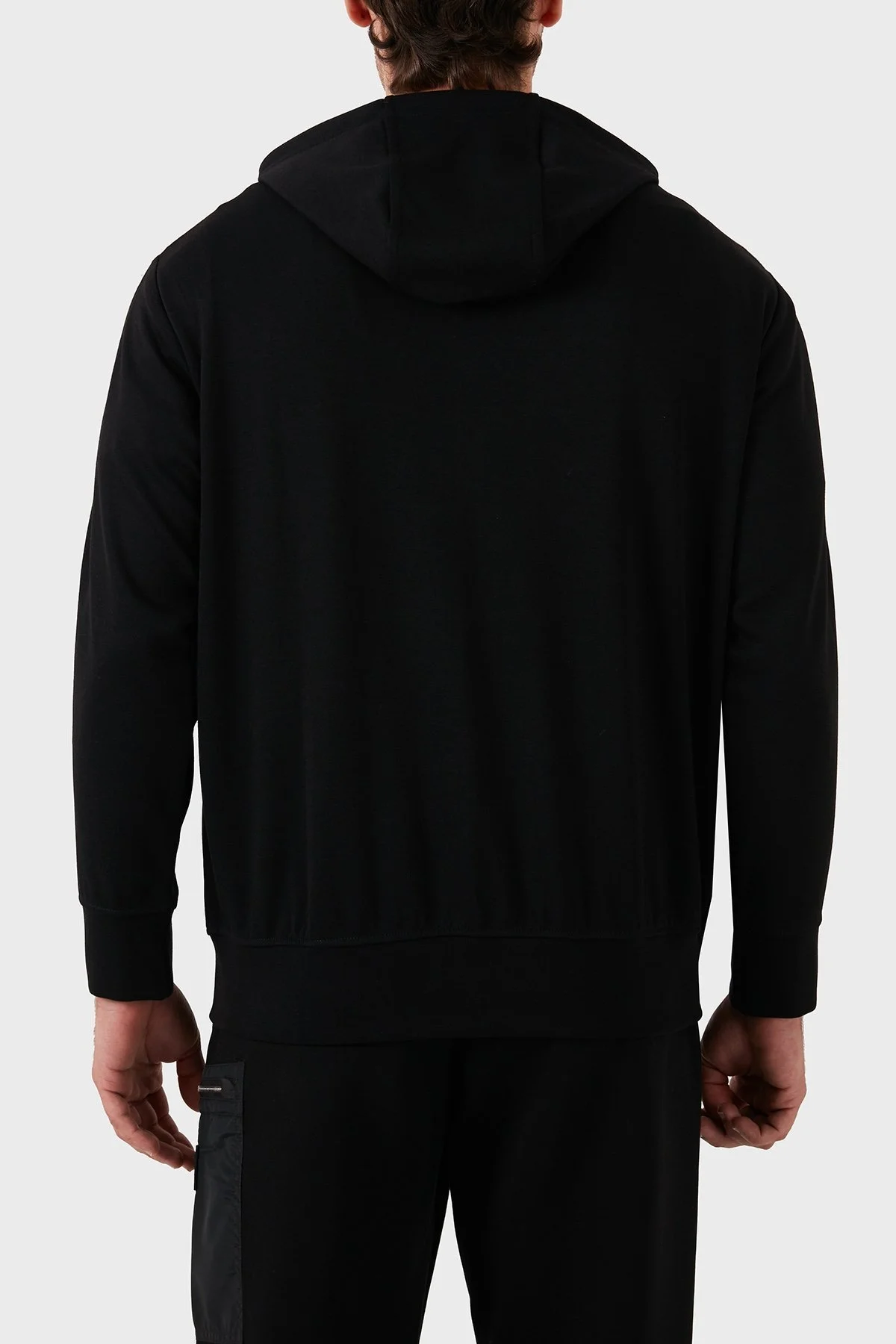 Armani Exchange Kapüşonlu Mikro Streç Erkek Sweat 8NZMSH Z9N1Z 1200 SİYAH - 3