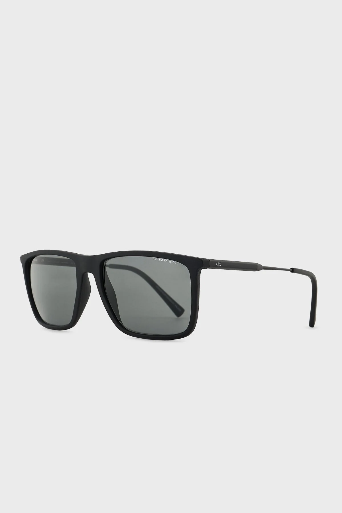 Armani Exchange Kare Erkek Gözlük 0AX4160S 807887 57 Mat Siyah-Koyu Gri - 1