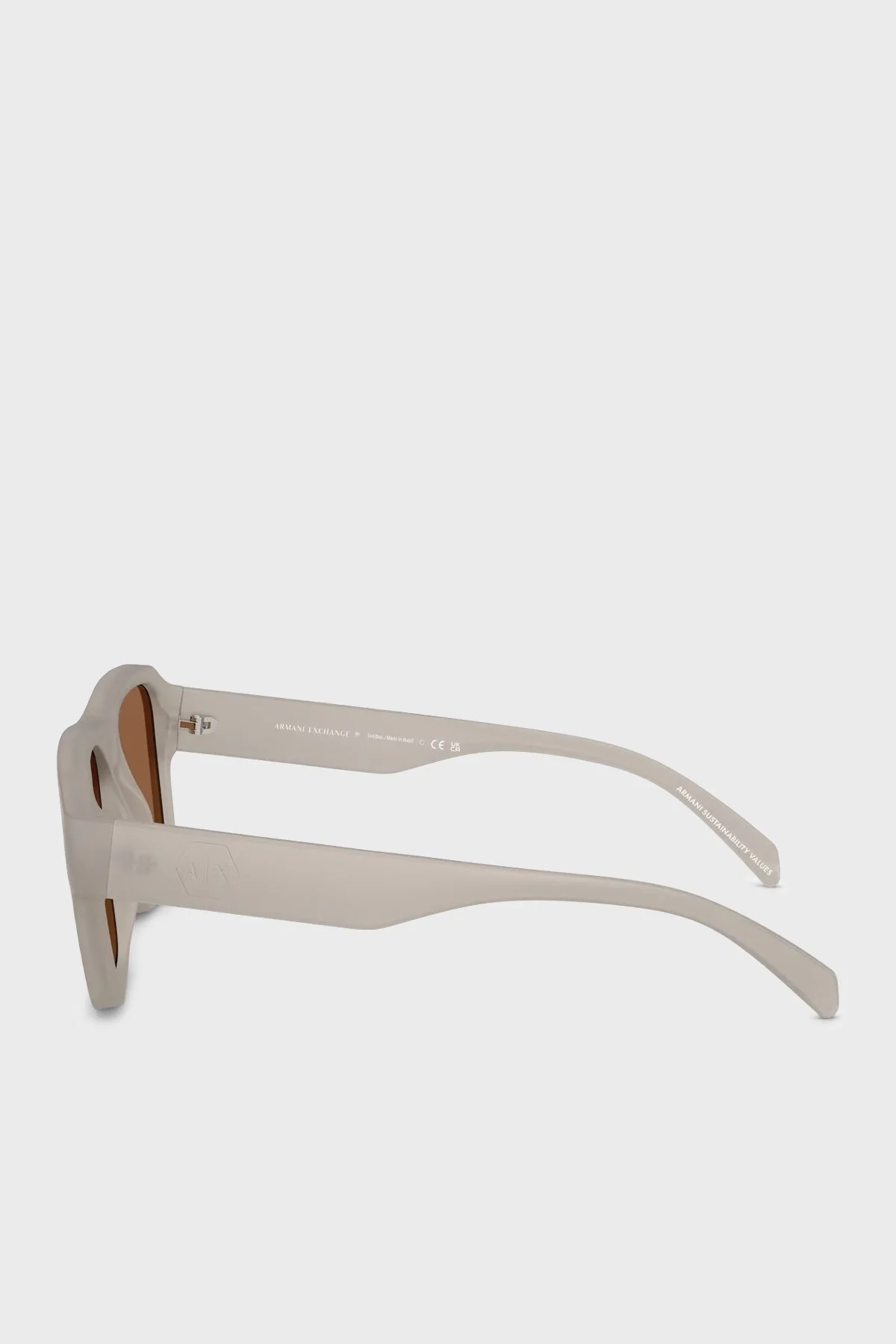 Armani Exchange Kare Güneş Erkek Gözlük 0AX4154SU 8372OK 56 Mat Opal Gri-Bronz - 8