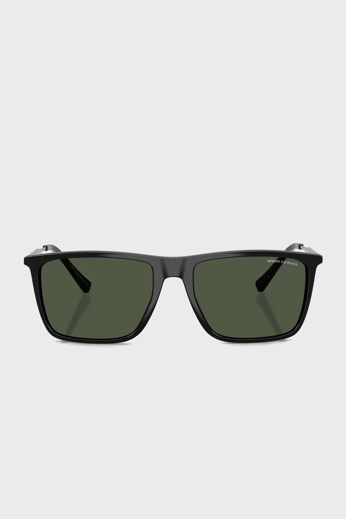 Armani Exchange Kare Güneş Erkek Gözlük 0AX4160S 81582J 57 Parlak Siyah-Koyu Yeşil Polari - 2