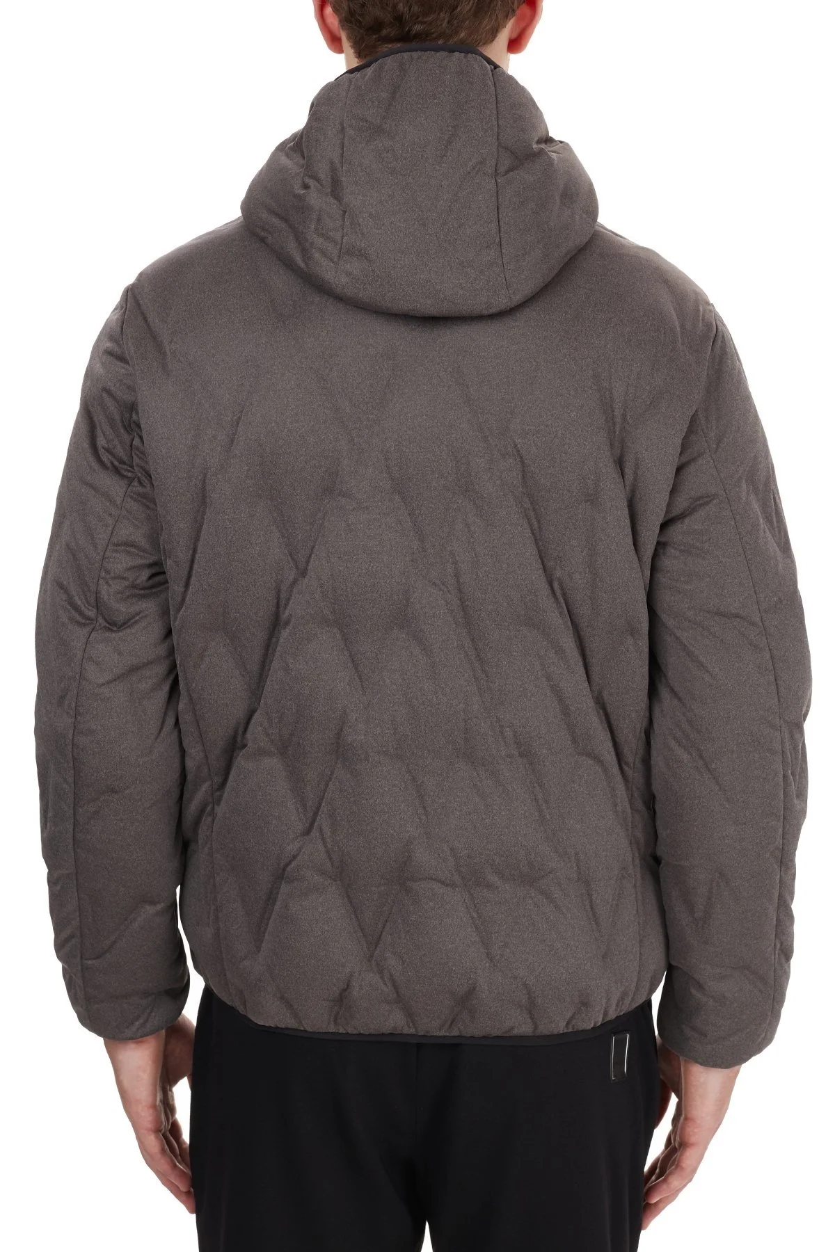 Armani Exchange Kaz Tüyü Dolgulu Kapüşonlu Erkek Mont 6HZB02 ZNHVZ 5942 GRİ - 2