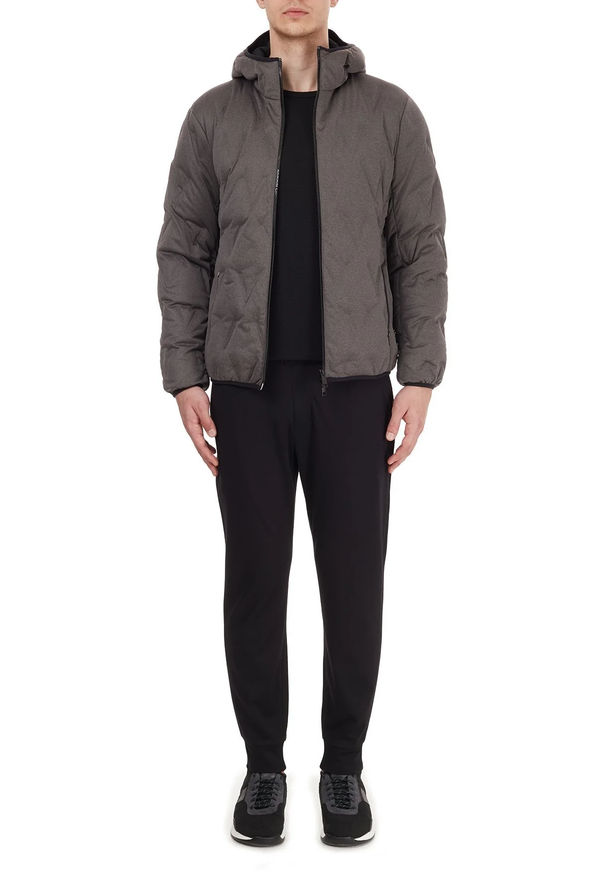 Armani Exchange Kaz Tüyü Dolgulu Kapüşonlu Erkek Mont 6HZB02 ZNHVZ 5942 GRİ - 6