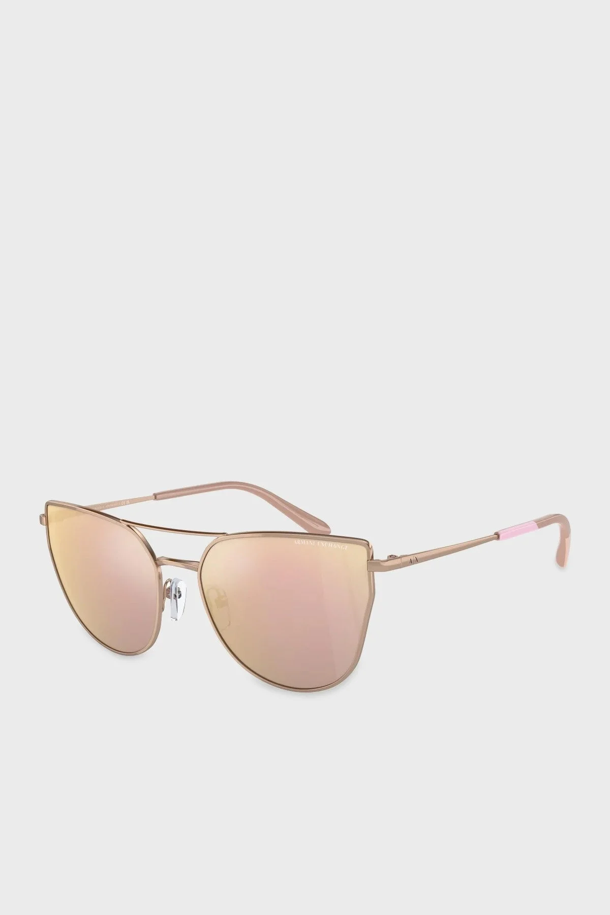 Armani Exchange Kedi Güneş Bayan Gözlük 0AX2045S 61036X 56 Işıltılı Altın-Açık Menekşe - 1