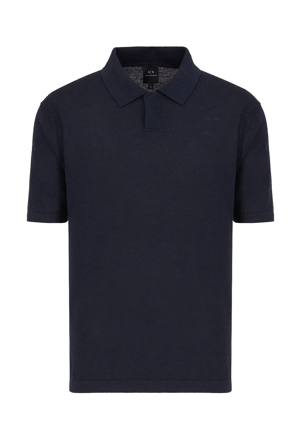 Armani Exchange Keten Karışımlı Regular Fit T Shirt Erkek Polo 3KZF1A ZMN3Z 1510 LACİVERT - 4