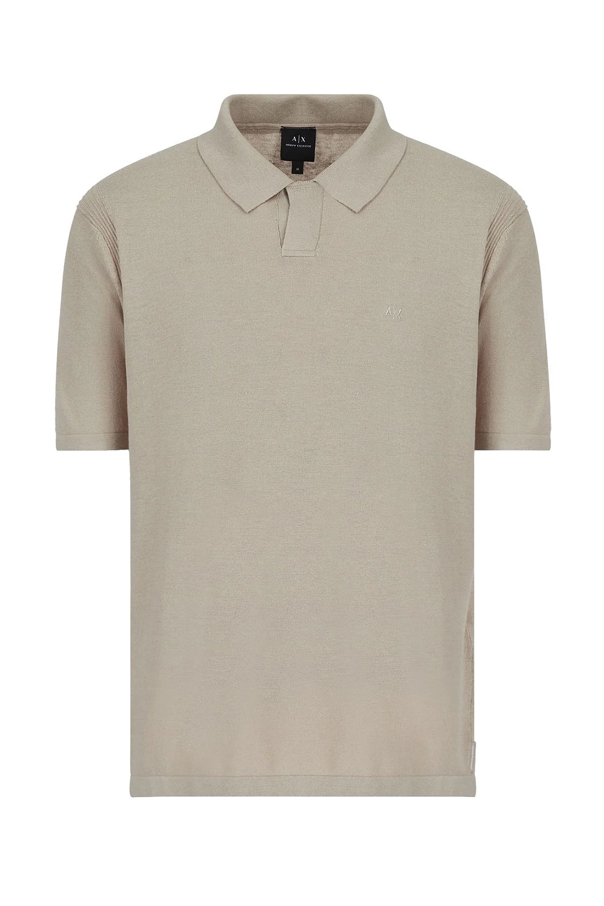 Armani Exchange Keten Karışımlı Regular Fit T Shirt Erkek Polo 3KZF1A ZMN3Z 1724 BEJ - 6