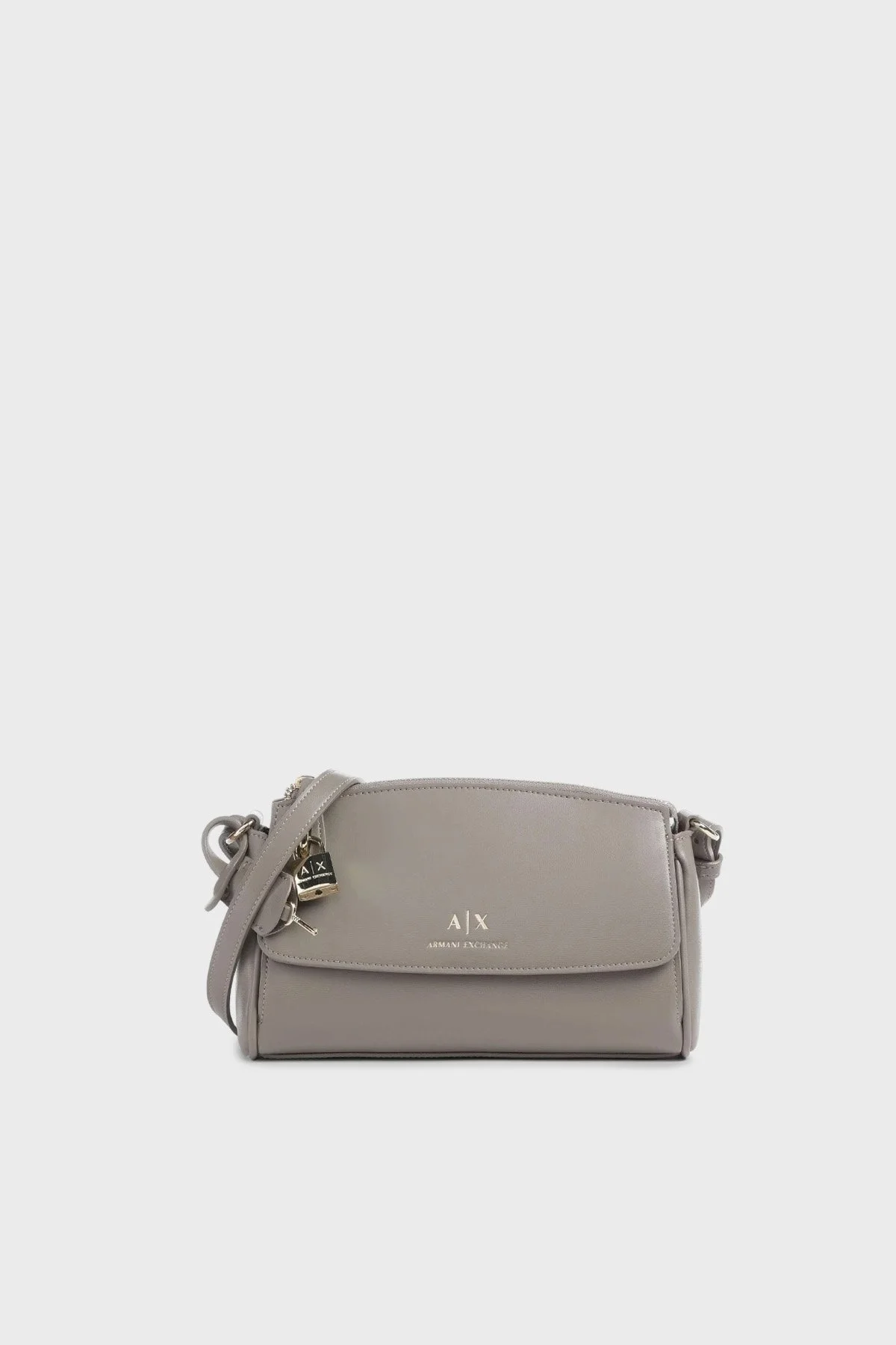 Armani Exchange Kilit Detaylı Ayarlanabilir Askılı Bayan Çanta XW000304 AF12040 U6242 BEJ - 1