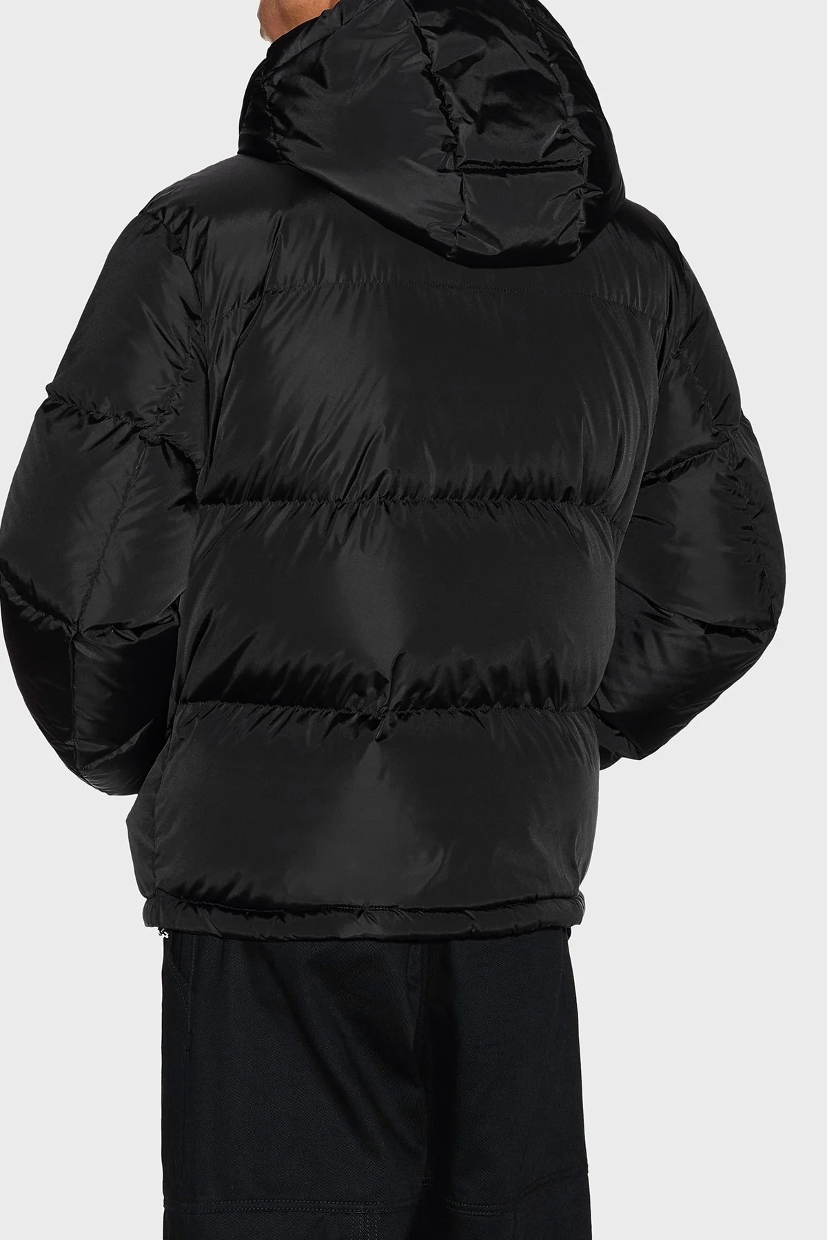 Armani Exchange Kuş Tüyü Dolgulu Çıkarılabilir Kapüşonlu Şişme Erkek Mont XM000348 AF12286 UC001 SİYAH - 3