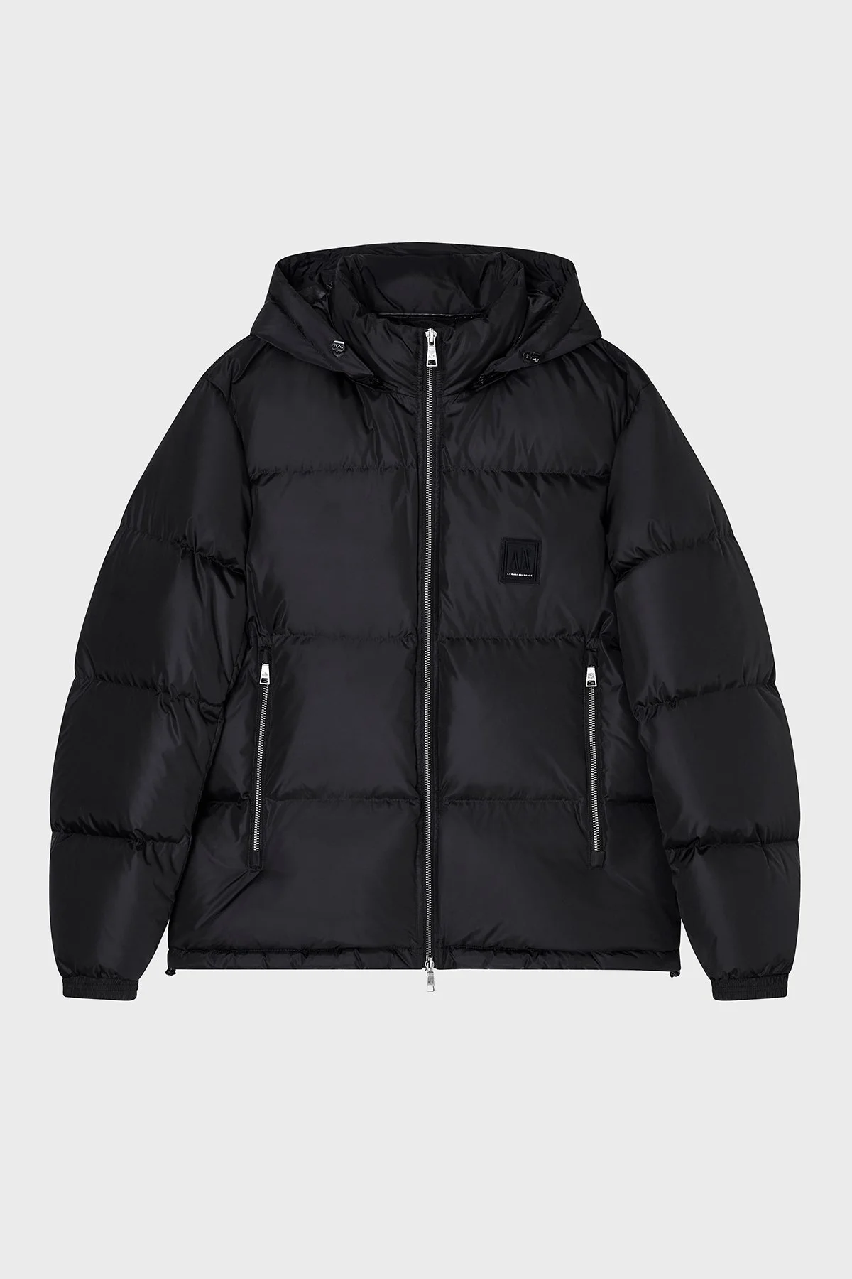 Armani Exchange Kuş Tüyü Dolgulu Çıkarılabilir Kapüşonlu Şişme Erkek Mont XM000348 AF12286 UC001 SİYAH - 6