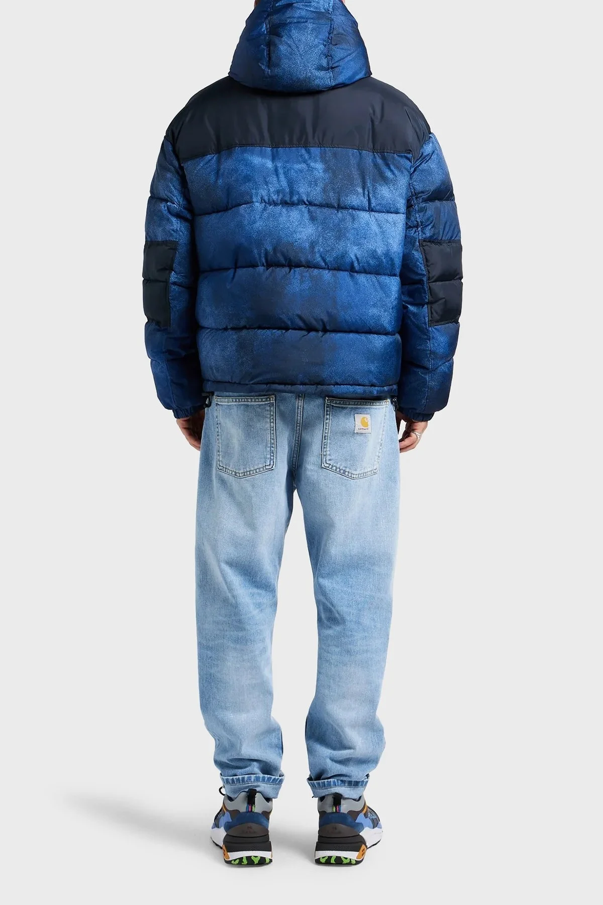 Armani Exchange Kuş Tüyü Dolgulu Kapüşonlu Yalıtımlı Erkek Mont 6RZK30 ZNKRZ 45AJ LACİVERT - 2