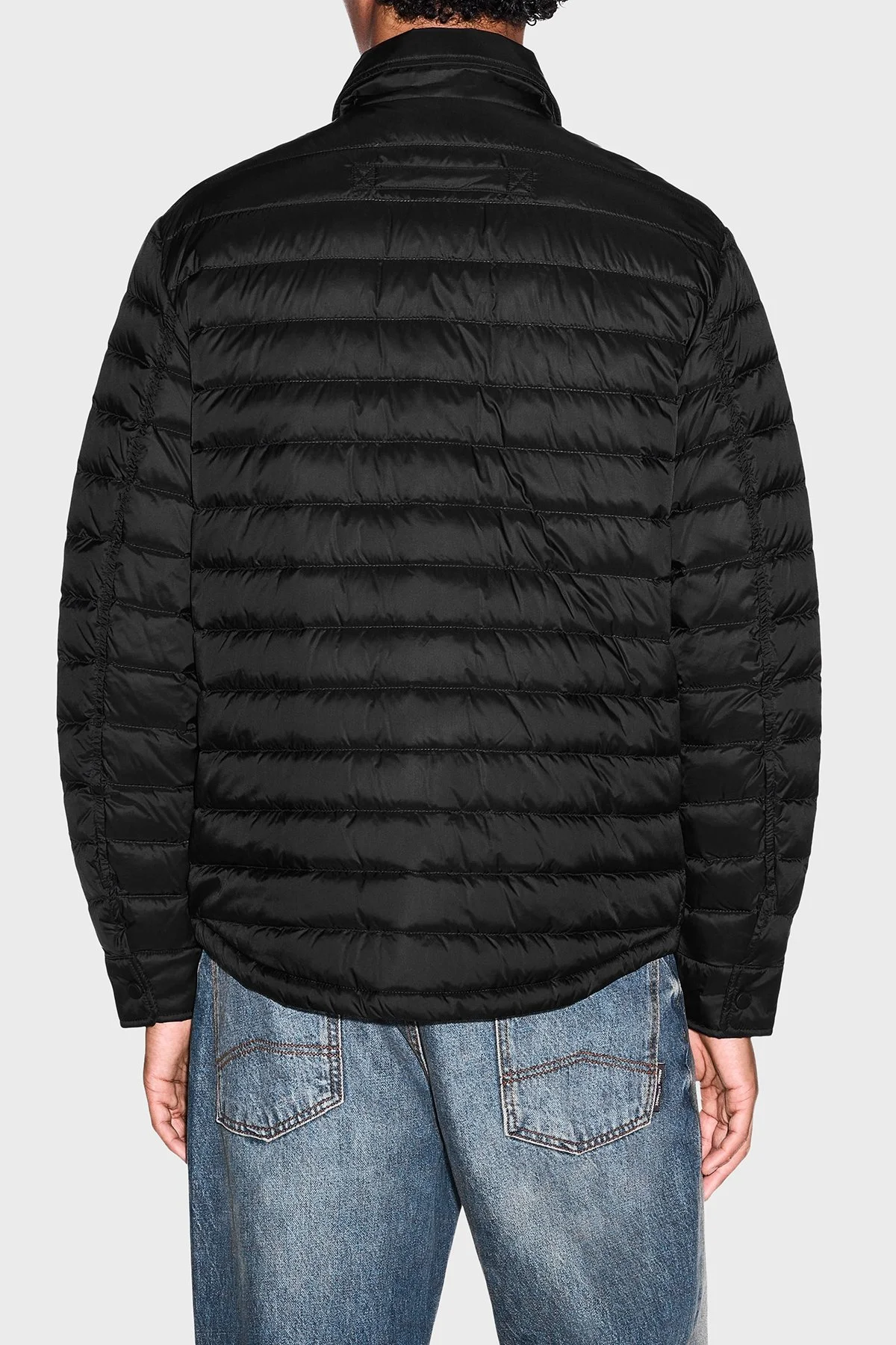 Armani Exchange Kuş Tüyü Dolgulu Klasik Yaka Kapitoneli Erkek Mont XM003317 AF16927 UC001 Siyah - 3