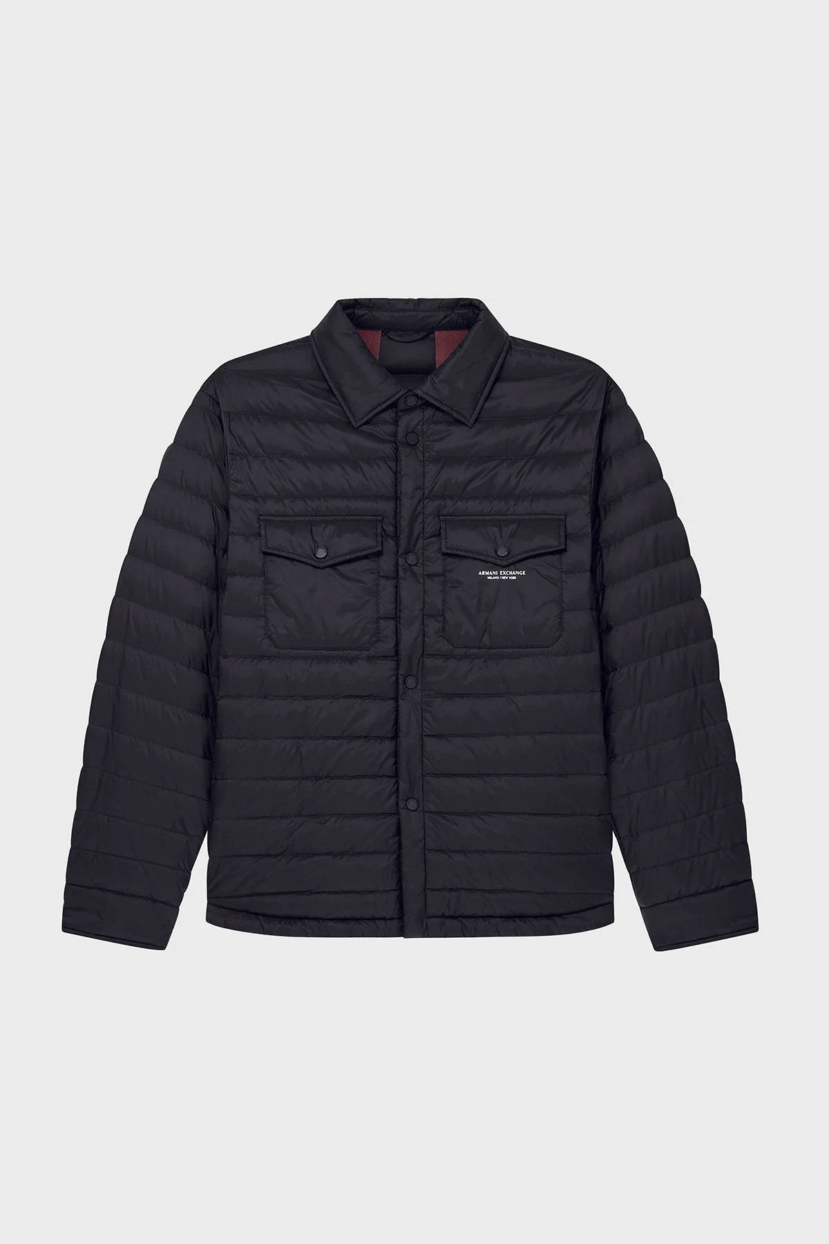 Armani Exchange Kuş Tüyü Dolgulu Klasik Yaka Kapitoneli Erkek Mont XM003317 AF16927 UC001 Siyah - 5