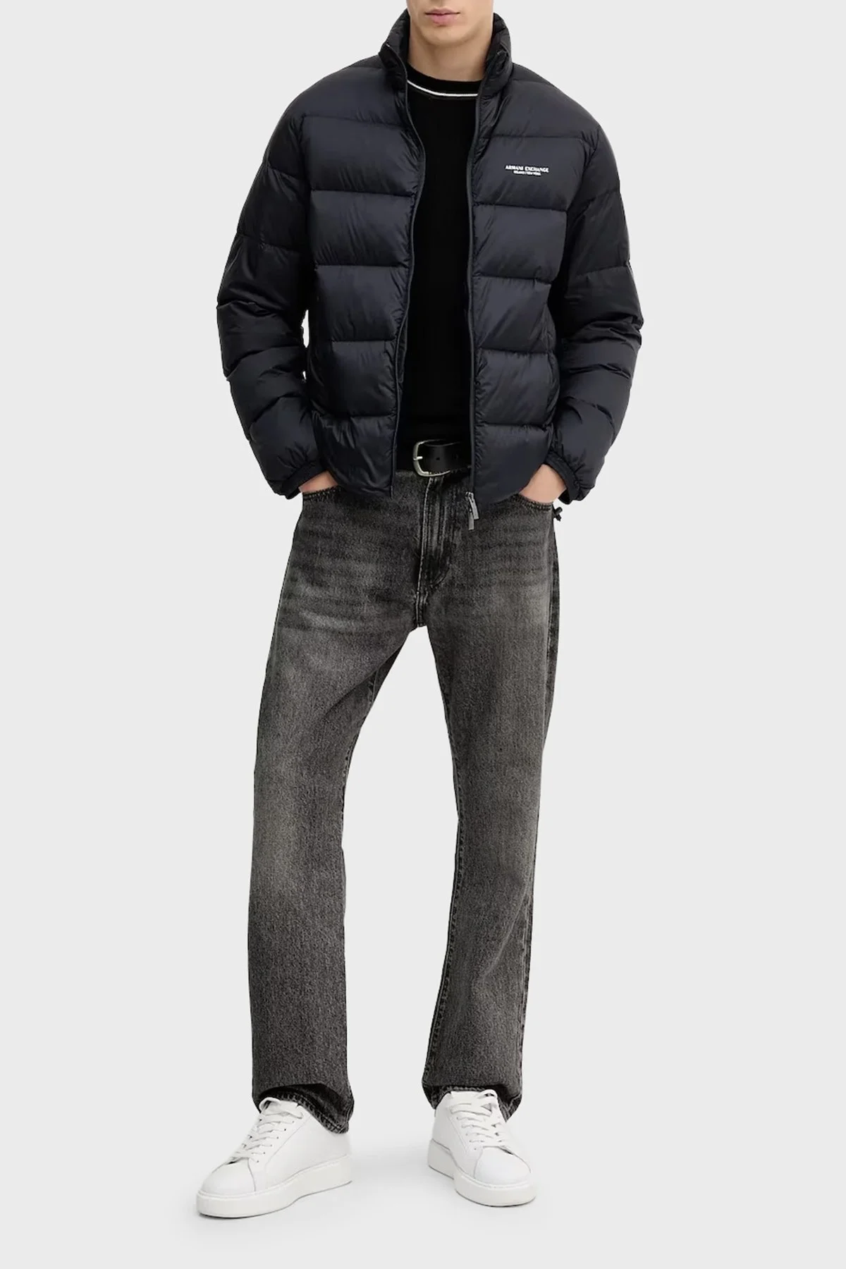 Armani Exchange Kuş tüyü Dolgulu Regular Fit Dik Yaka Şişme Erkek Mont XM001575 AF16927 UB101 LACİVERT - 2