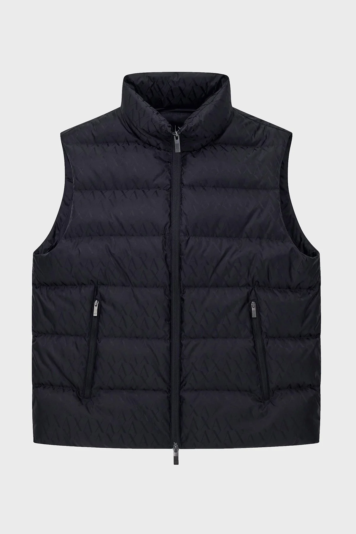 Armani Exchange Kuş Tüyü Dolgulu Regular Fit Dik Yaka Şişme Erkek Yelek XM001581 AF16628 UC001 SİYAH - 5