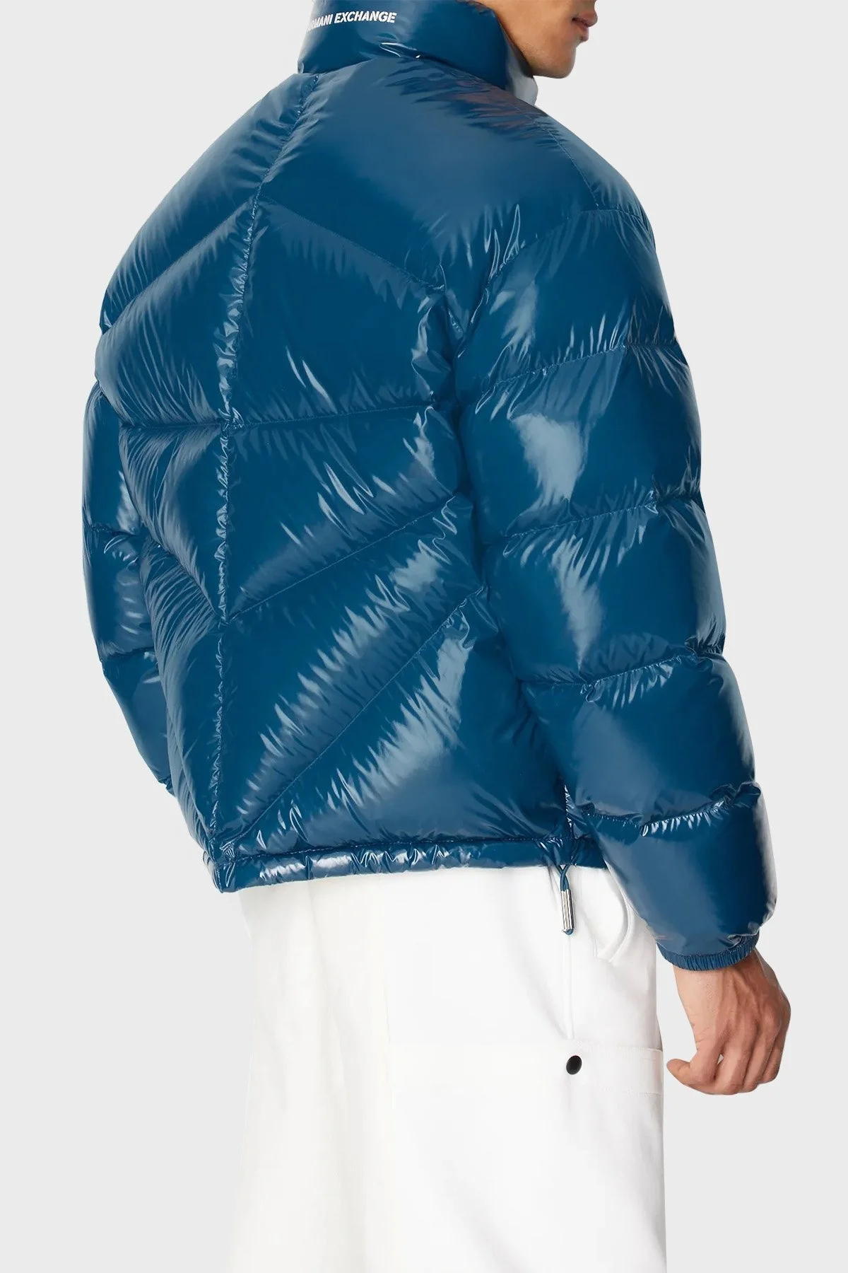 Armani Exchange Kuş Tüyü Dolgulu Regular Fit Şişme Erkek Mont 6RZBL3 ZN2RZ 15CR PETROL - 2