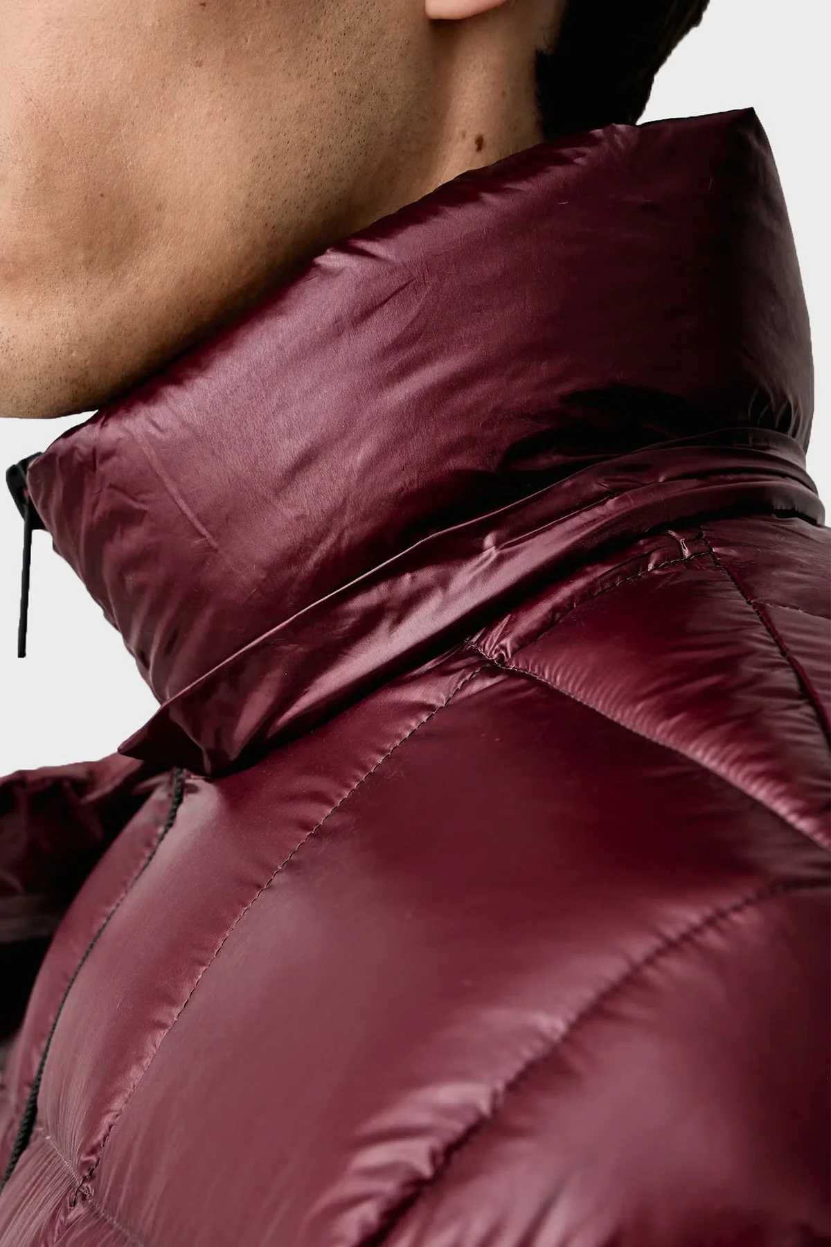Armani Exchange Kuş Tüyü Dolgulu Su Geçirmez Şişme Erkek Mont XM003344 AF23755 U6004 Bordo - 4