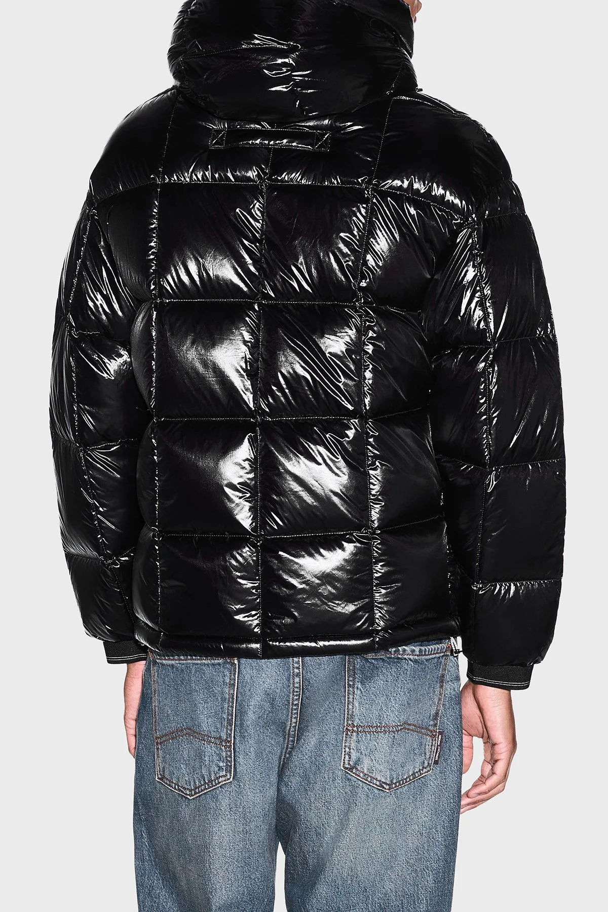 Armani Exchange Kuş Tüyü Dolgulu Su Geçirmez Şişme Erkek Mont XM003344 AF23755 UC001 Siyah - 3